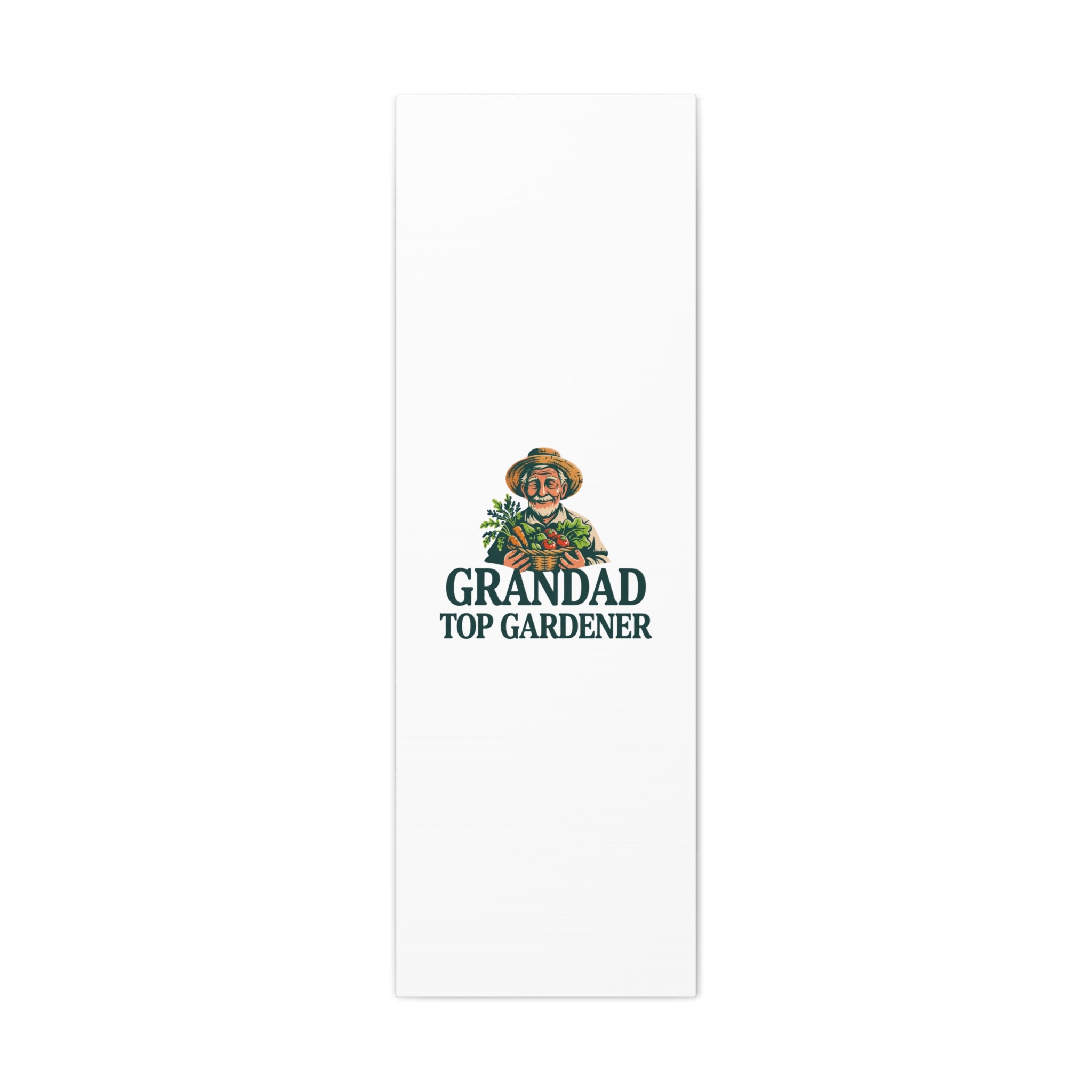Grandad Top Gardener Canvas – Stretched Matte Wall Art