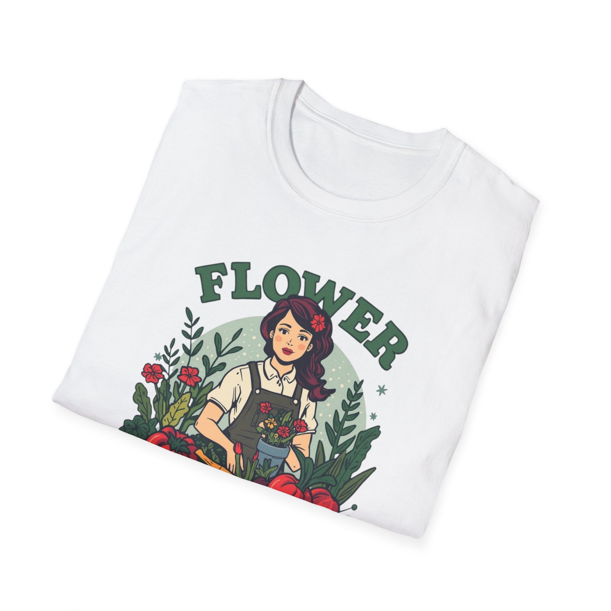 Flower Power T-Shirt — Retro Floral Graphic Tee