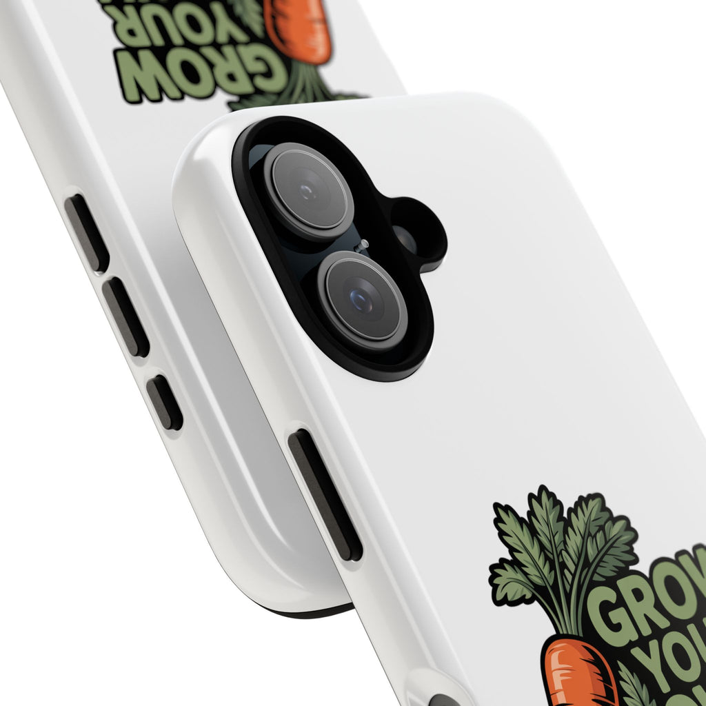 Grow Your Own Vegetables Phone Case — Gardening Carrot Potato Tomato Design