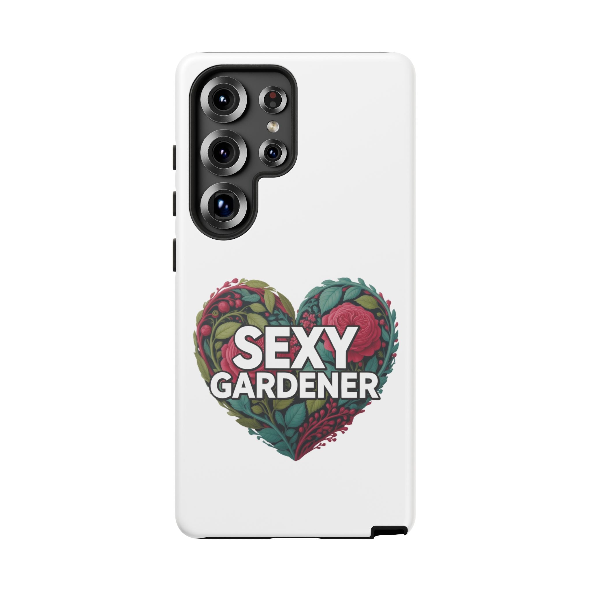 Sexy Gardener Phone Case — Floral Heart Garden Lover Tough Case