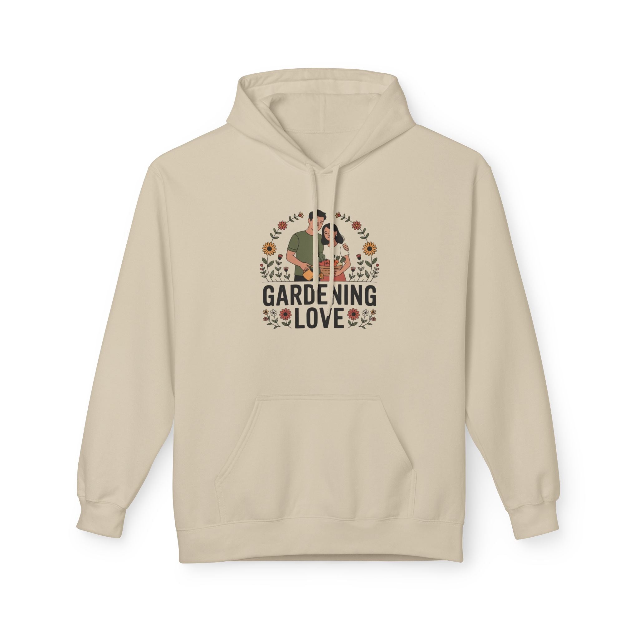 Gardening Love Hoodie — Floral Gardener Sweatshirt for Plant Lovers