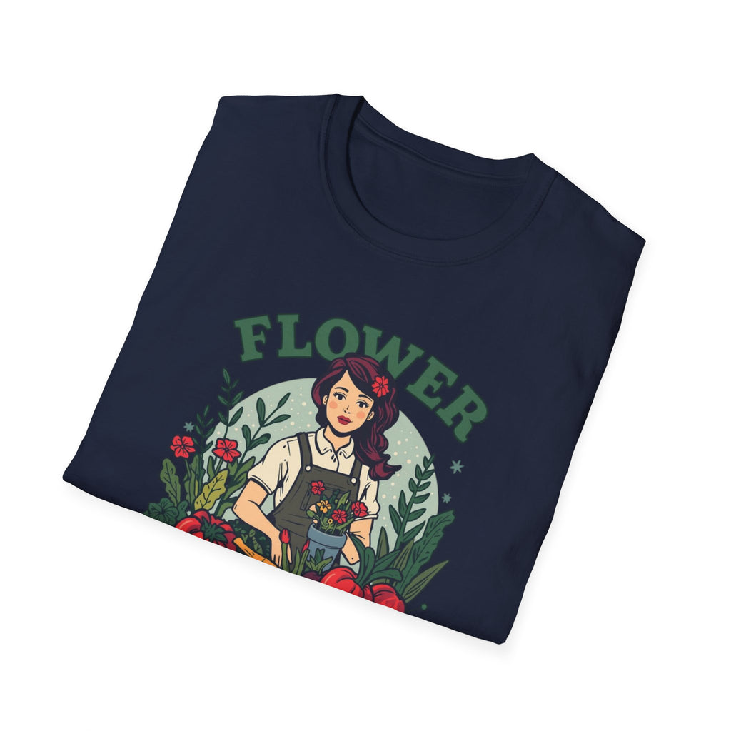 Flower Power T-Shirt — Retro Floral Graphic Tee