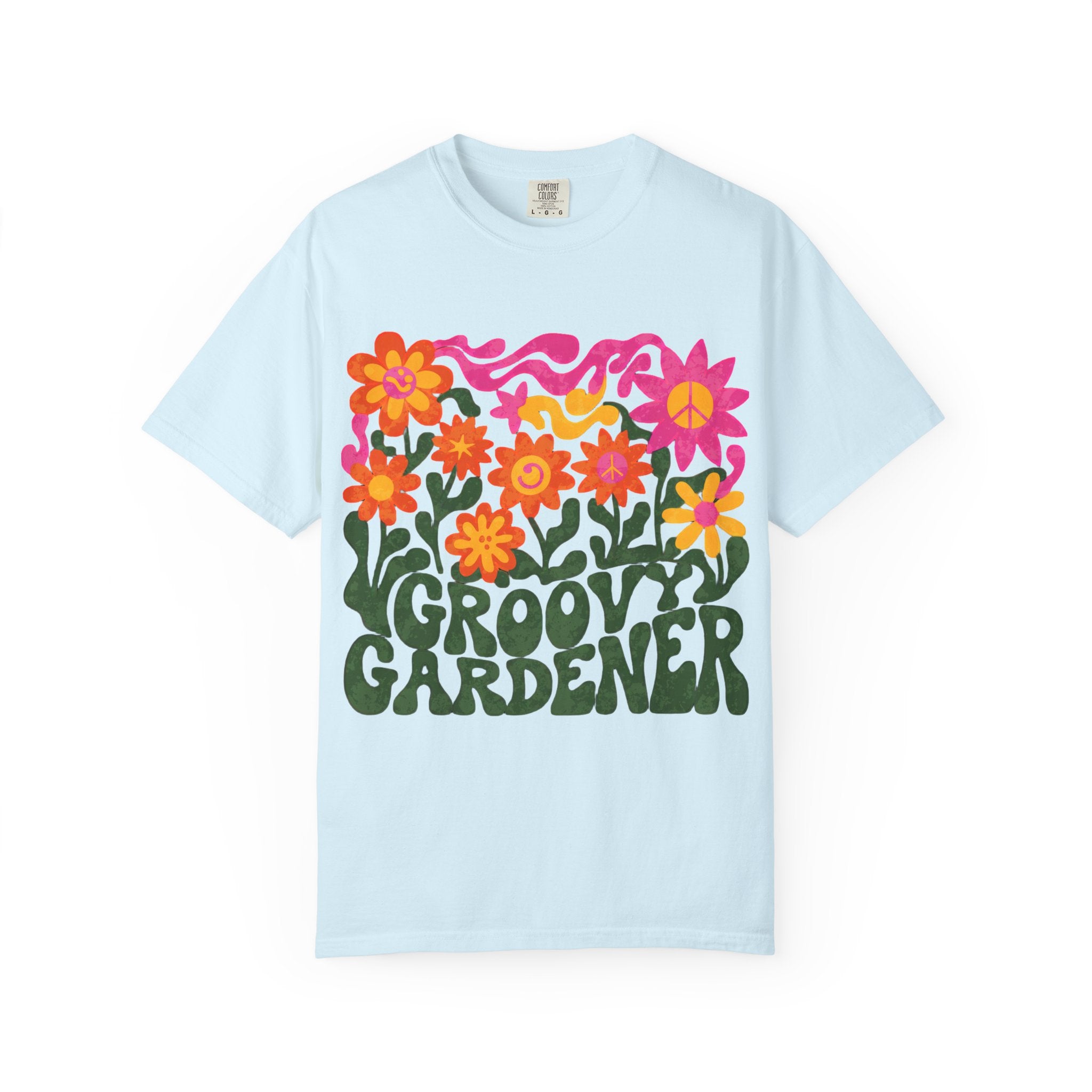 Groovy Gardener T-Shirt — Retro Flower Garden Graphic Tee