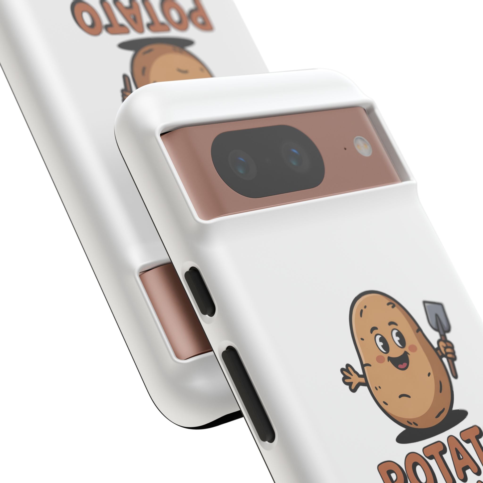 Phone Case — "Potato Digging Love" Cute Gardening Cartoon Protective Cover