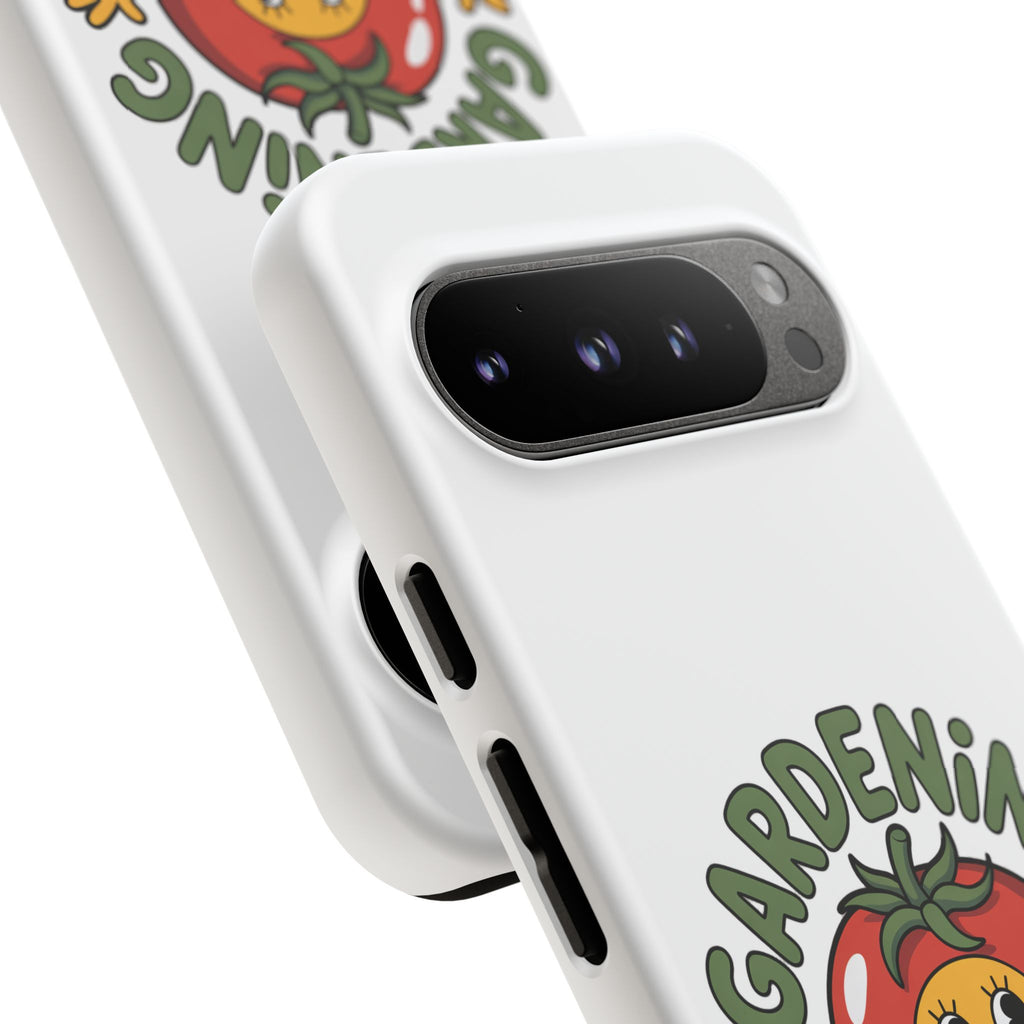 Gardening Skills Phone Case — Cute Tomato Plant Lover Protective Cover