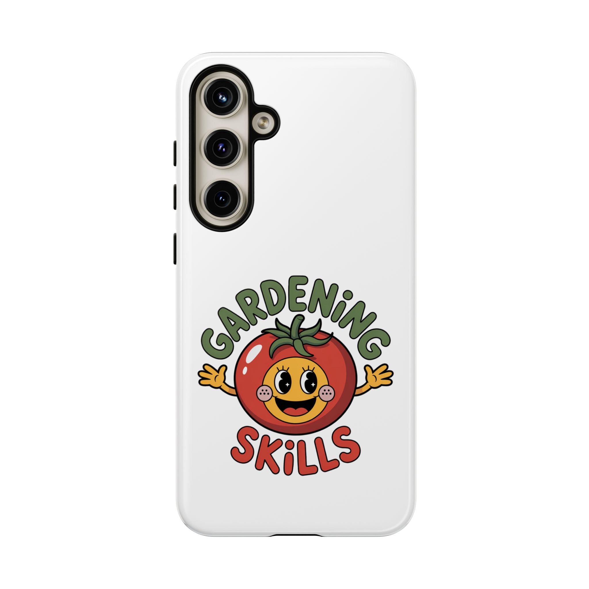 Gardening Skills Phone Case — Cute Tomato Plant Lover Protective Cover