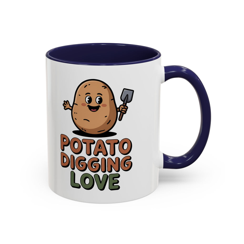 Potato Digging Love Coffee Mug — Cute Gardening Mug (11/15oz)