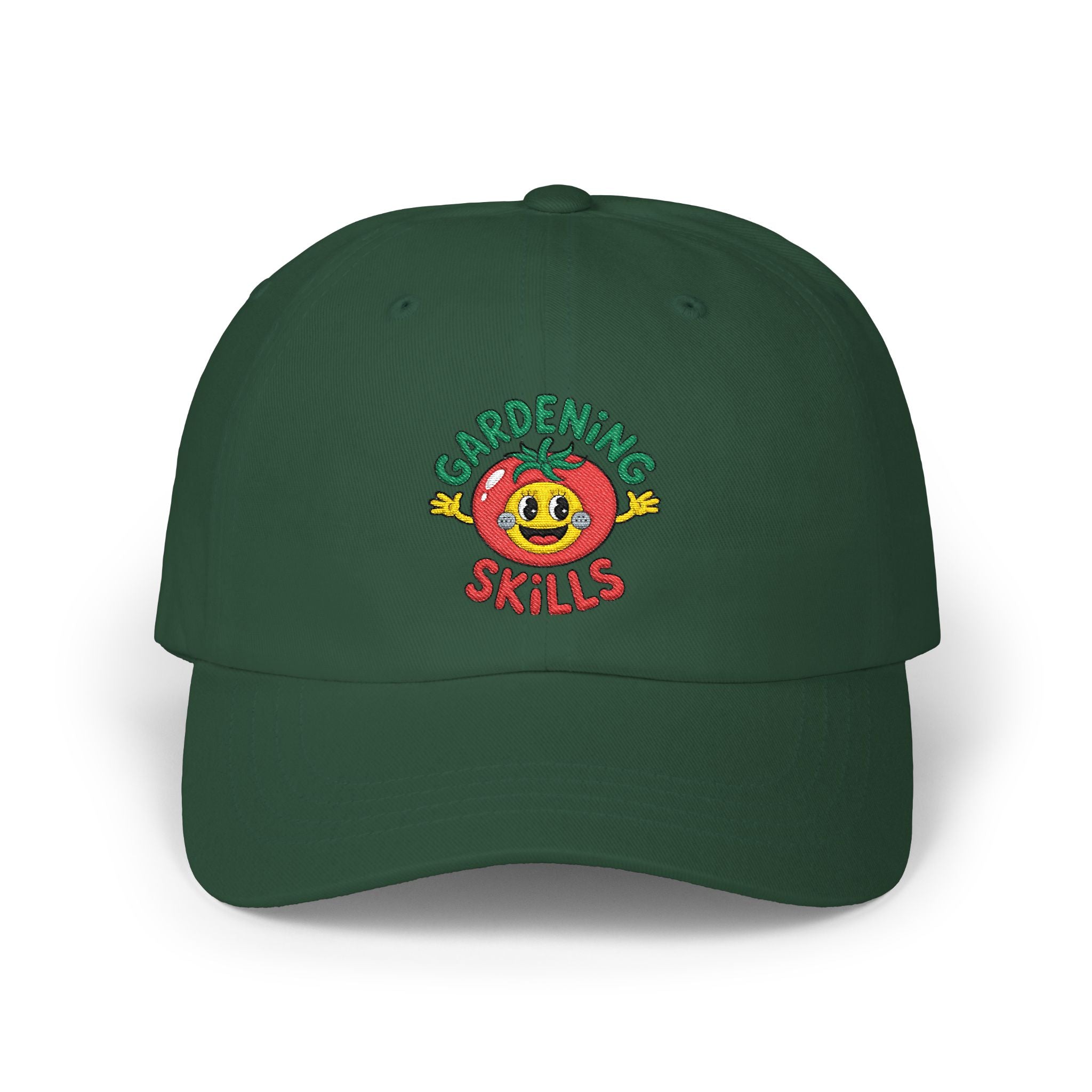 Gardening Skills Dad Cap — Embroidered Tomato Hat for Gardeners