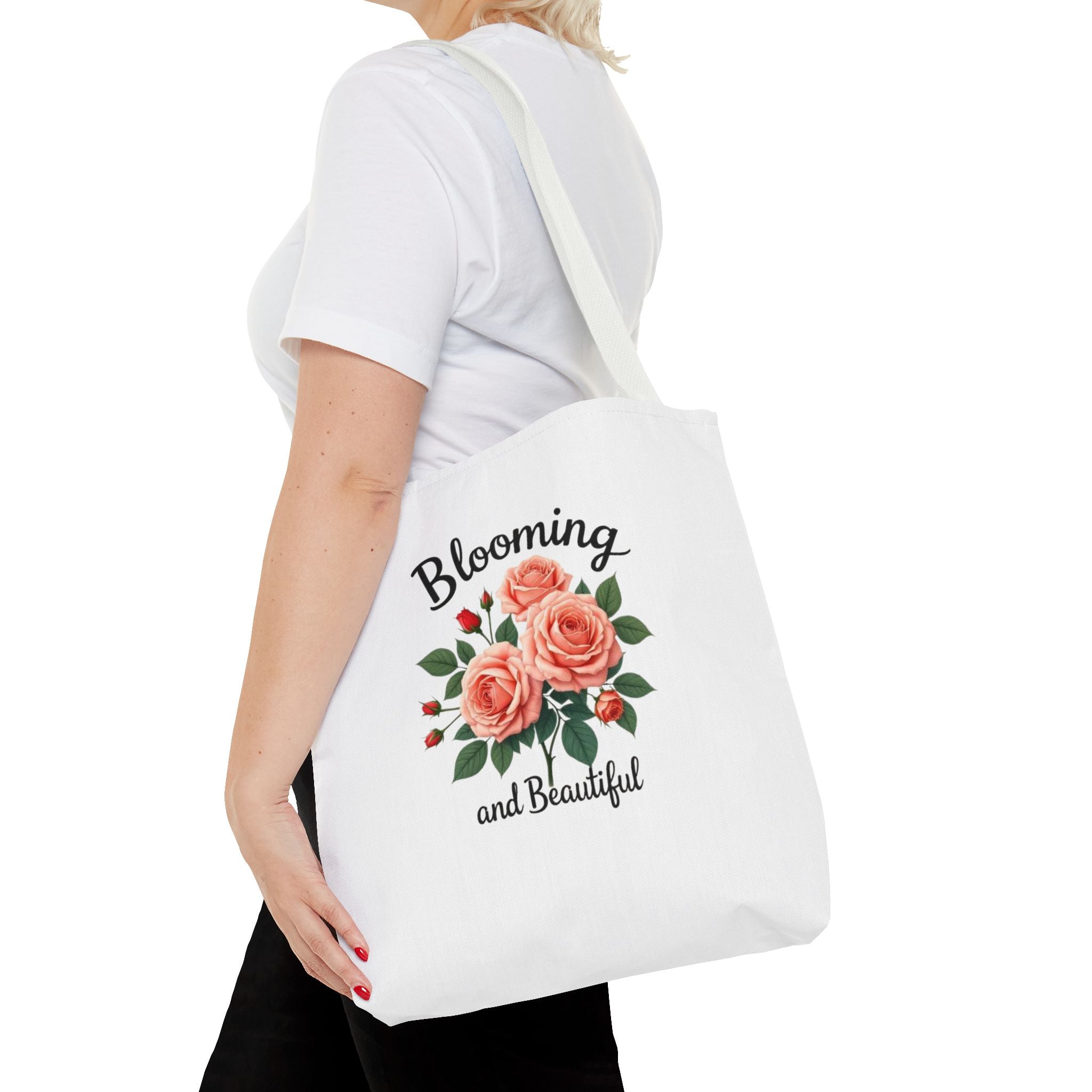 Blooming and Beautiful Floral Tote Bag