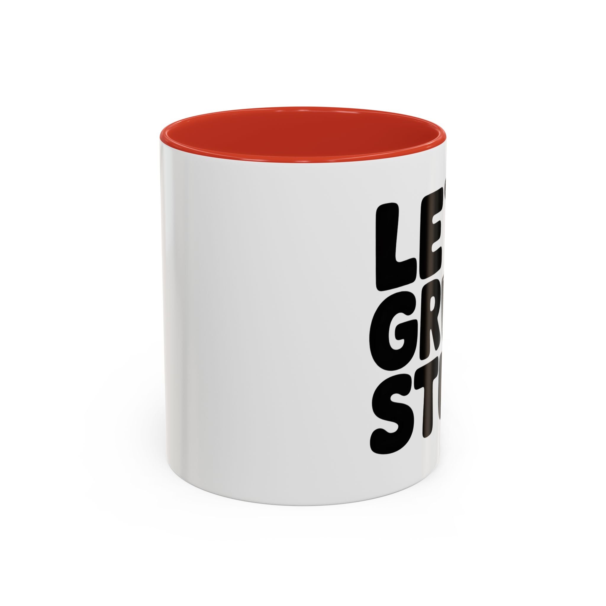 Let's Grow Stuff Coffee Mug — Gardening Mug with Shovel Graphic (11/15 oz)