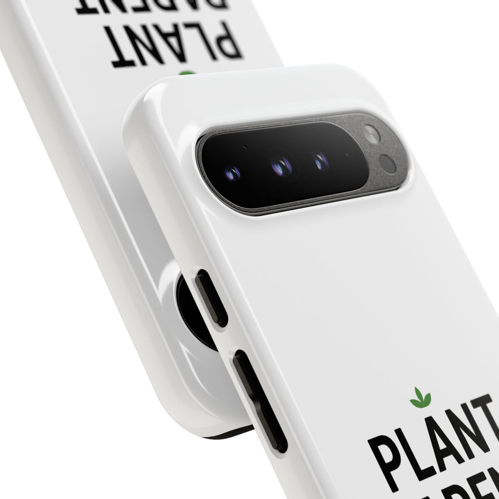 Plant Parent Tough Phone Case – Minimalist Plant Lover Protective Cover
