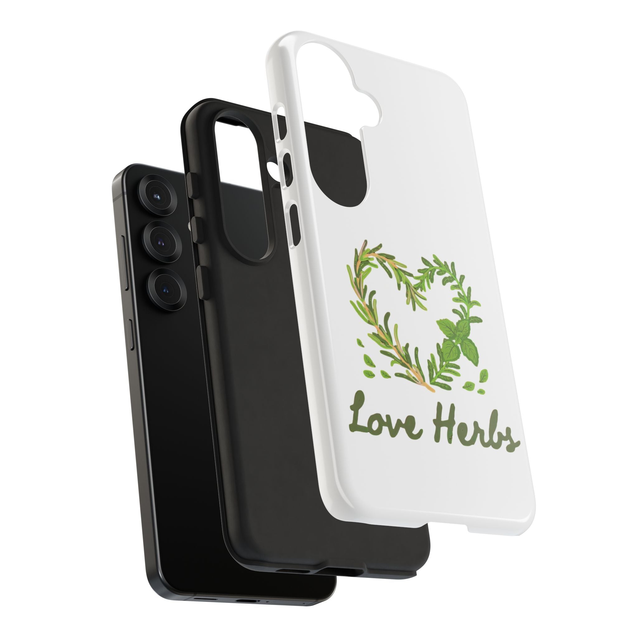 Herb Heart Phone Case - "Love Herbs" Botanical iPhone Cover