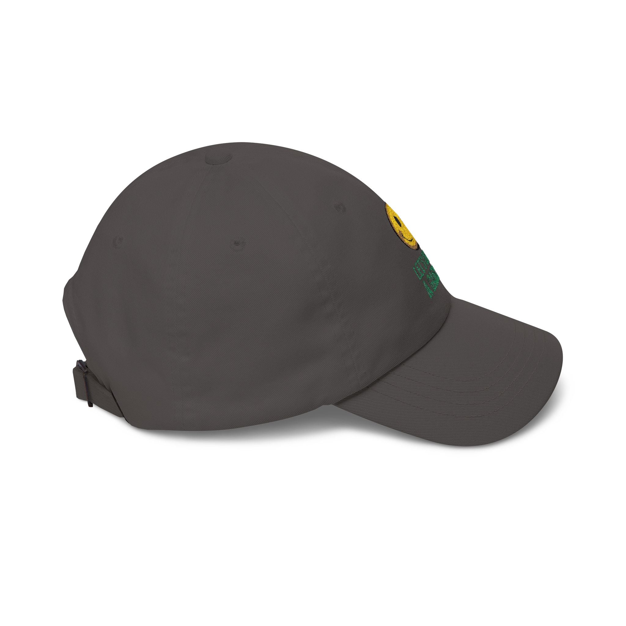 Dad Cap - 'Let’s Grow a Garden' Smiley Embroidered Hat