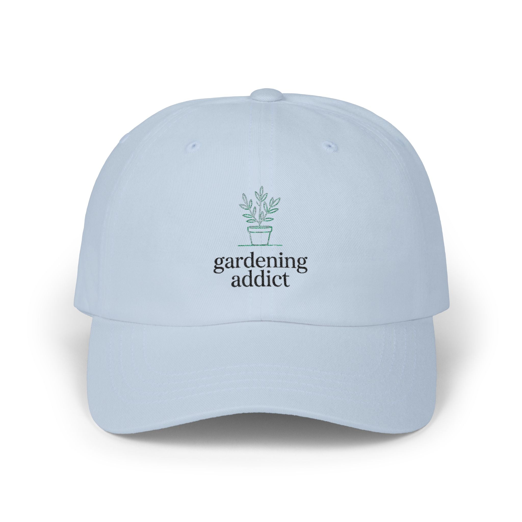 Gardening Addict Cap — Embroidered Plant Pot Hat for Garden Lovers