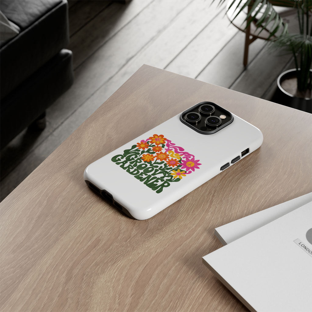 Groovy Gardener Phone Case - Retro Floral iPhone Cover