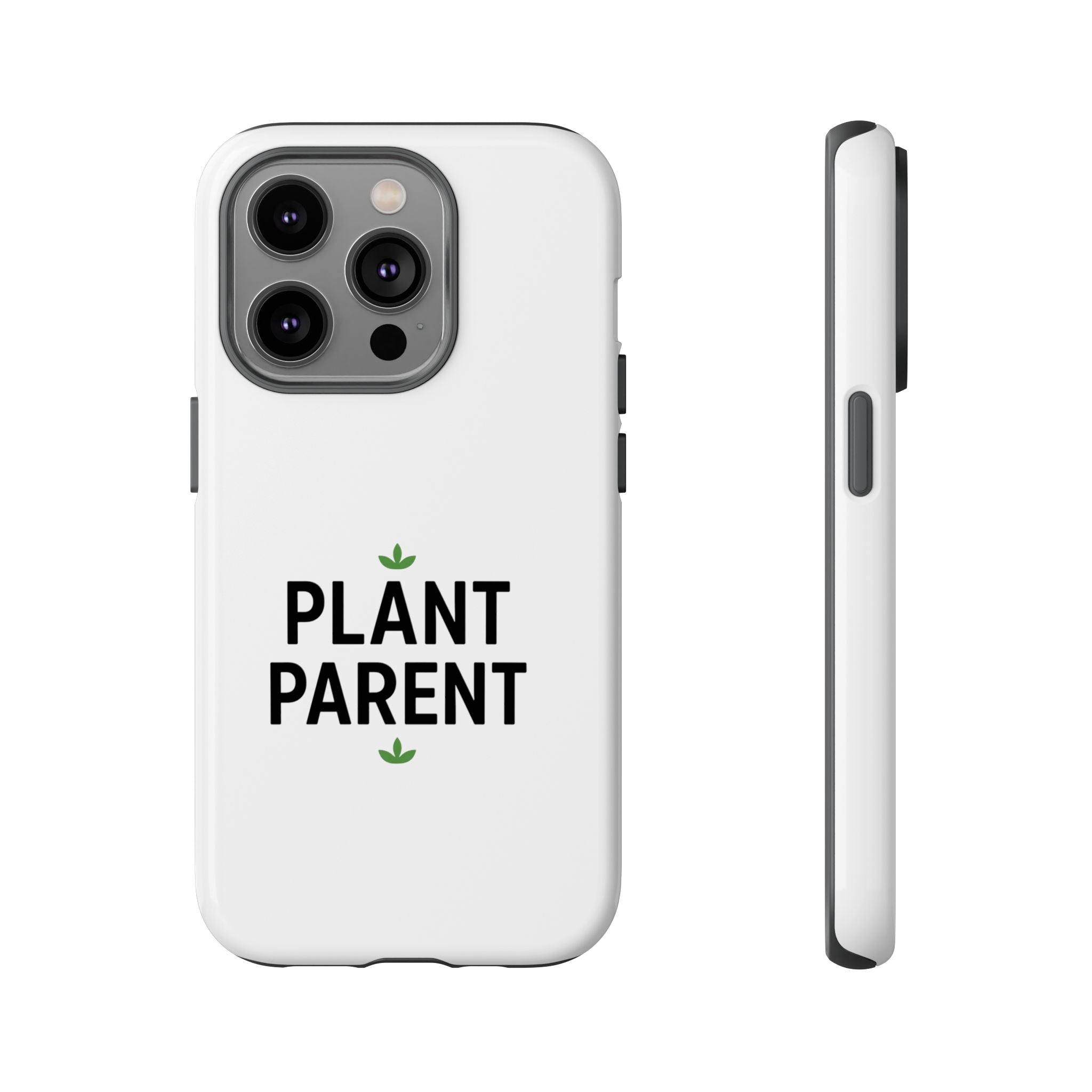 Plant Parent Tough Phone Case – Minimalist Plant Lover Protective Cover