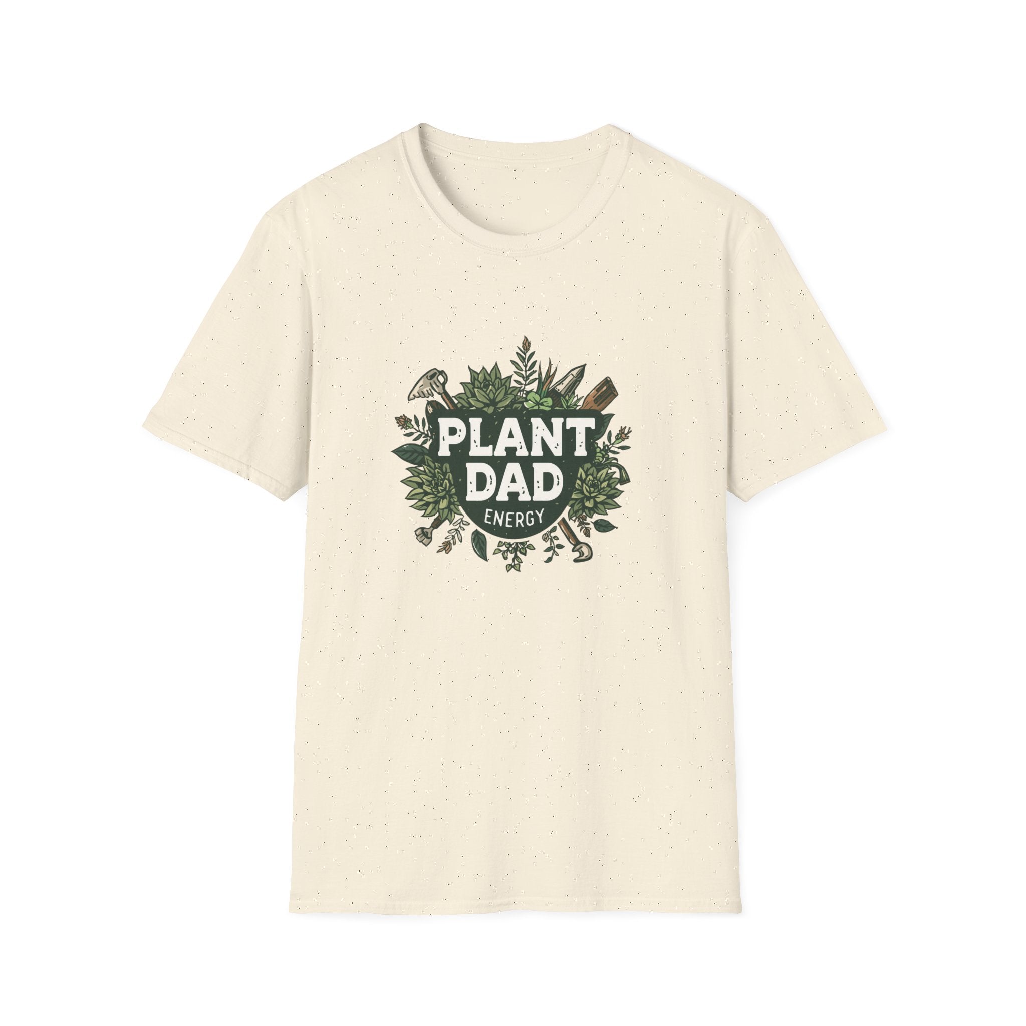 Plant Dad T-Shirt — Funny Gardener Shirt with Botanical Tools
