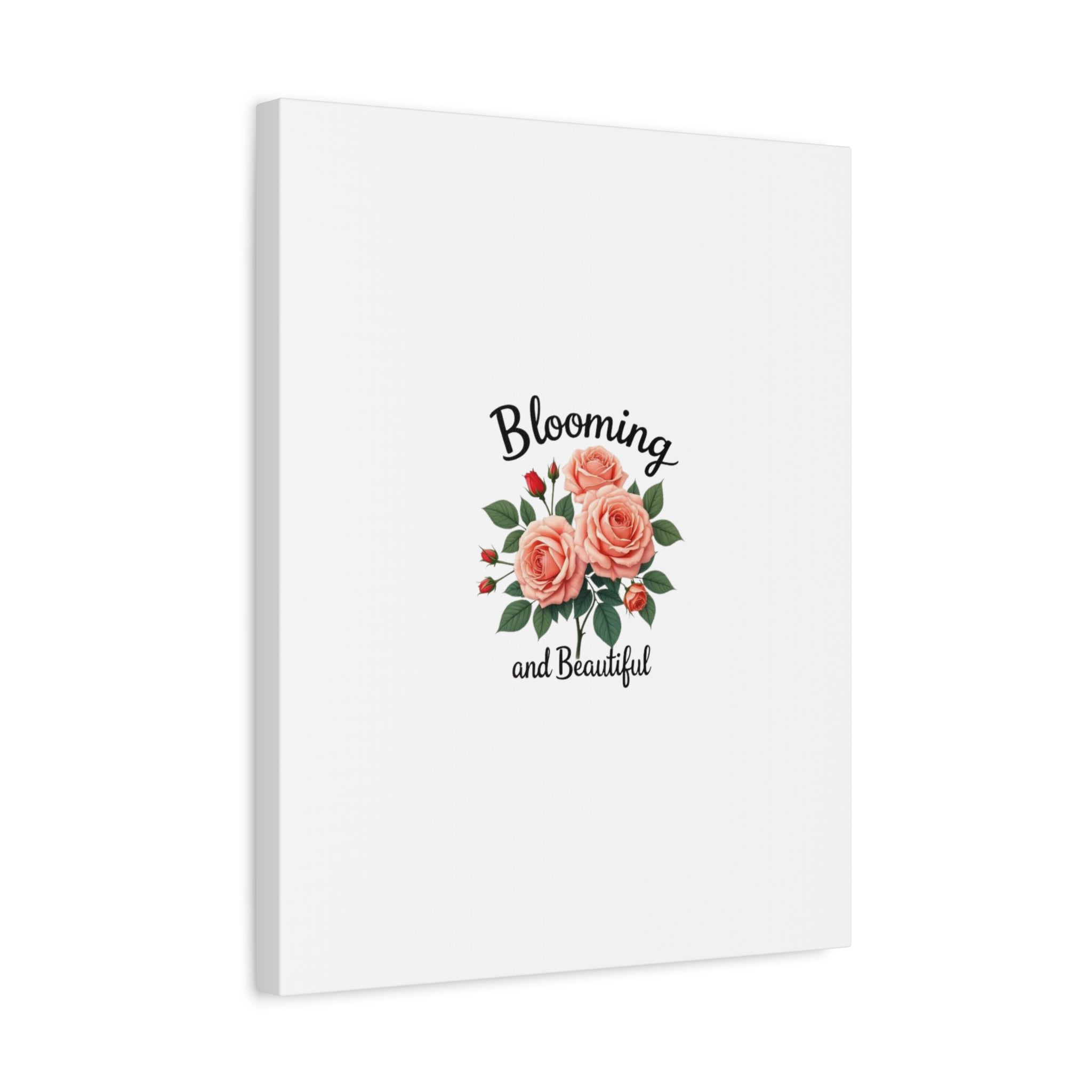 Blooming and Beautiful Rose Bouquet Canvas Wall Art