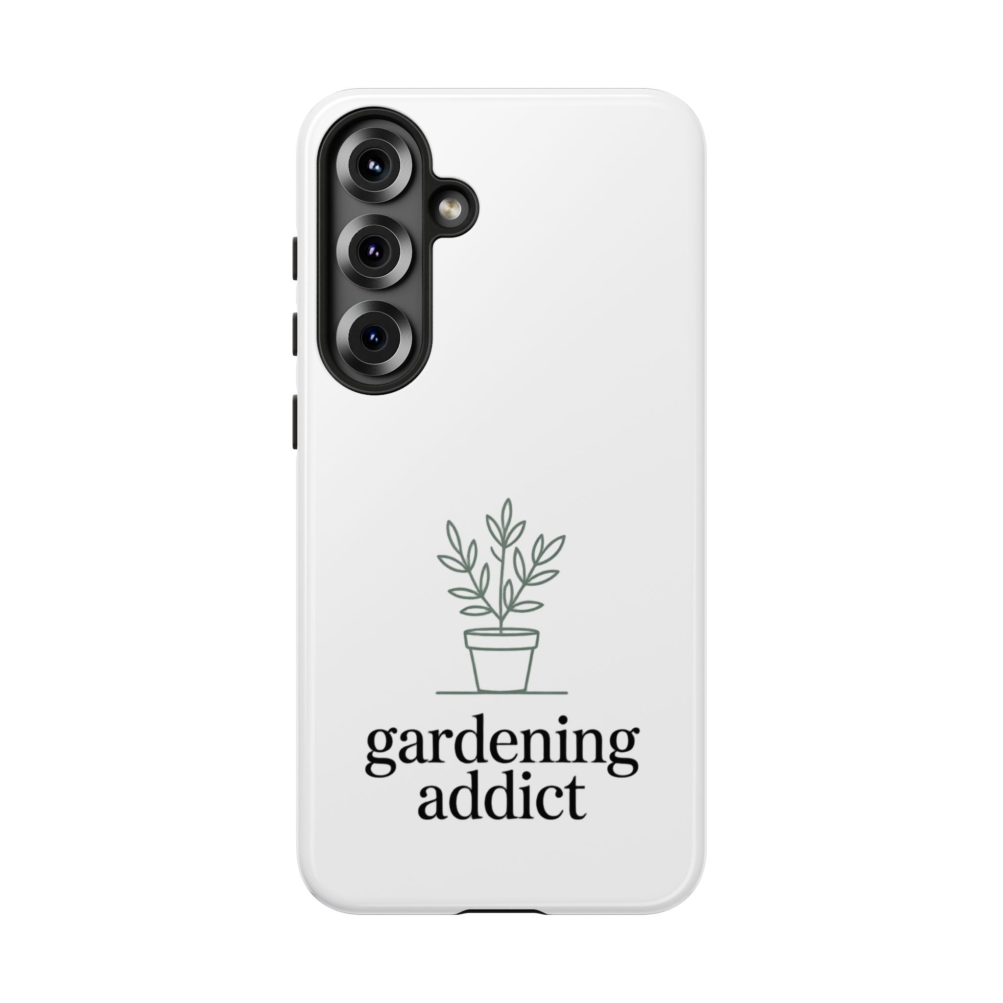 Phone Case — 'gardening addict' Minimal Plant Design