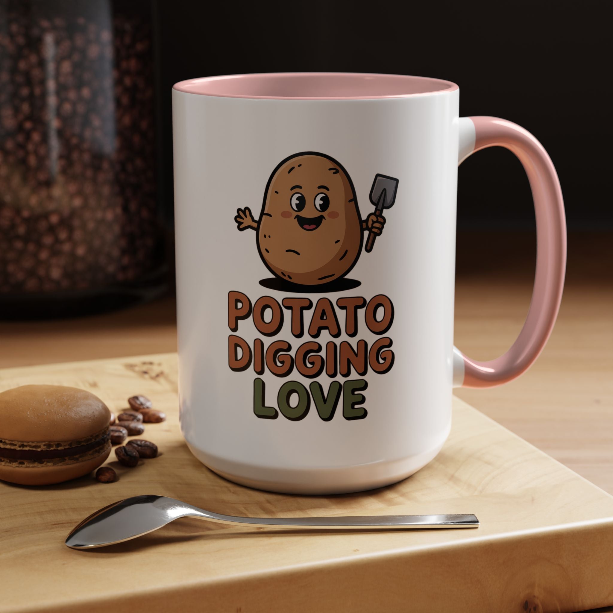 Potato Digging Love Coffee Mug — Cute Gardening Mug (11/15oz)