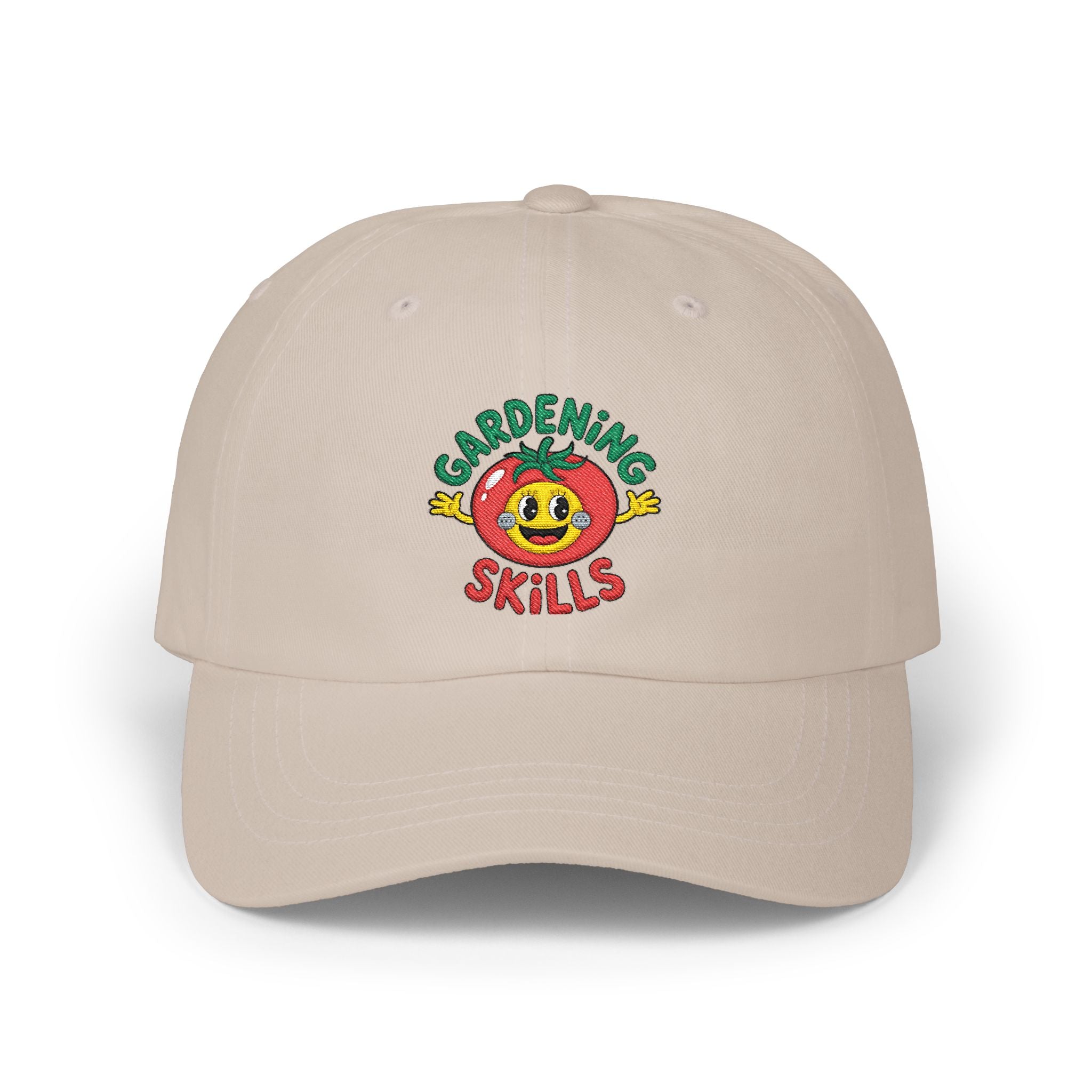 Gardening Skills Dad Cap — Embroidered Tomato Hat for Gardeners