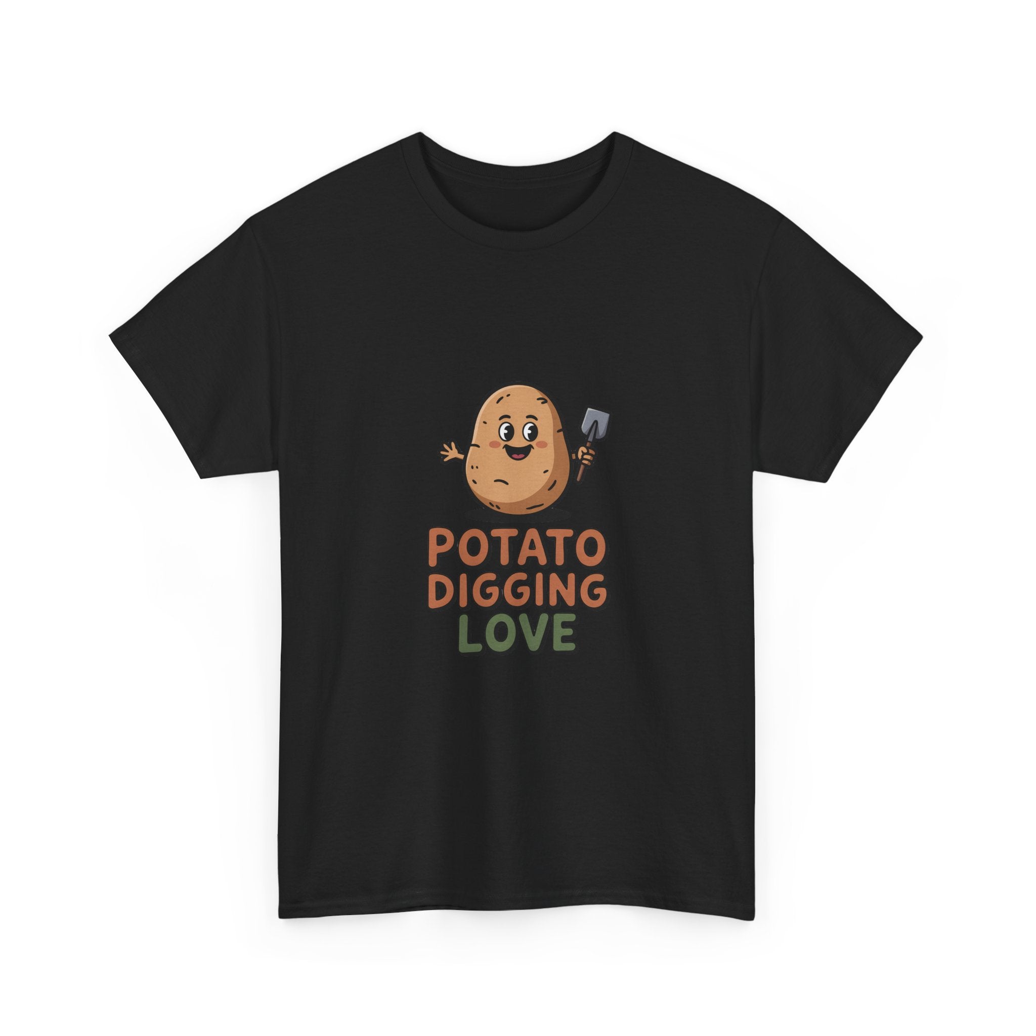 T-Shirt — "Potato Digging Love" Cute Gardening Veggie Tee