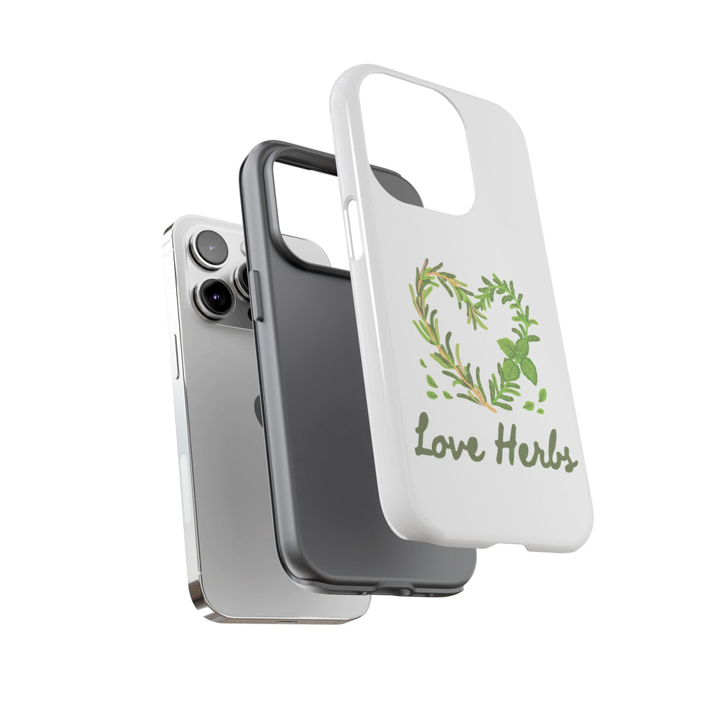 Herb Heart Phone Case - "Love Herbs" Botanical iPhone Cover