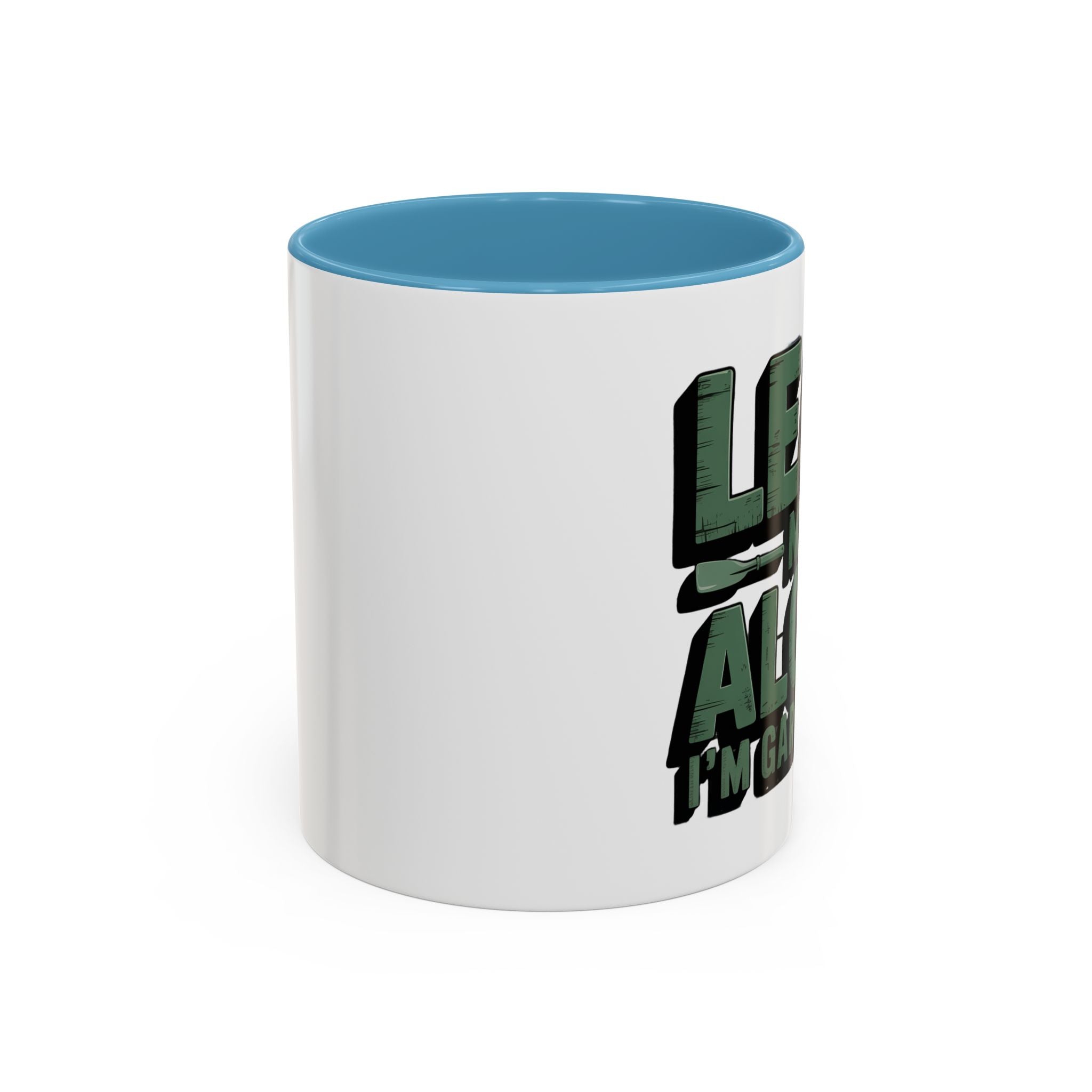 Gardening Mug — "Leaf Me Alone, I’m Gardening" Accent Coffee Cup