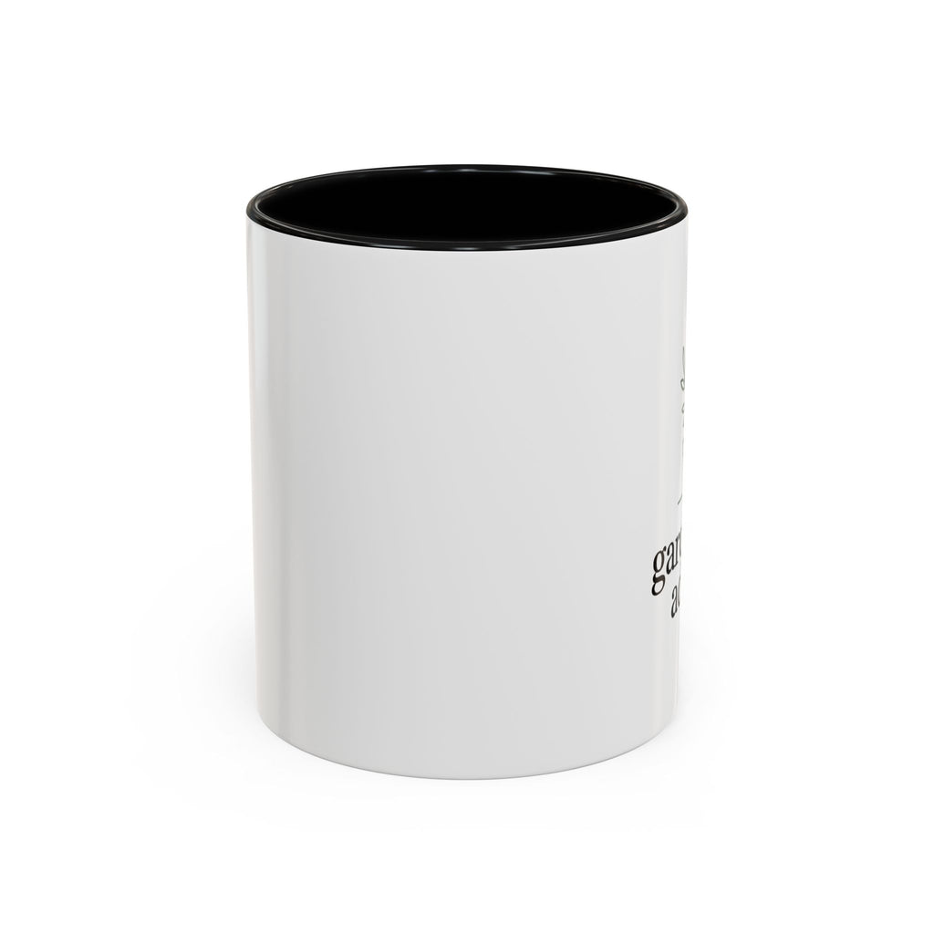 Gardening Addict Accent Coffee Mug — Plant Lover Ceramic Mug (11/15oz)