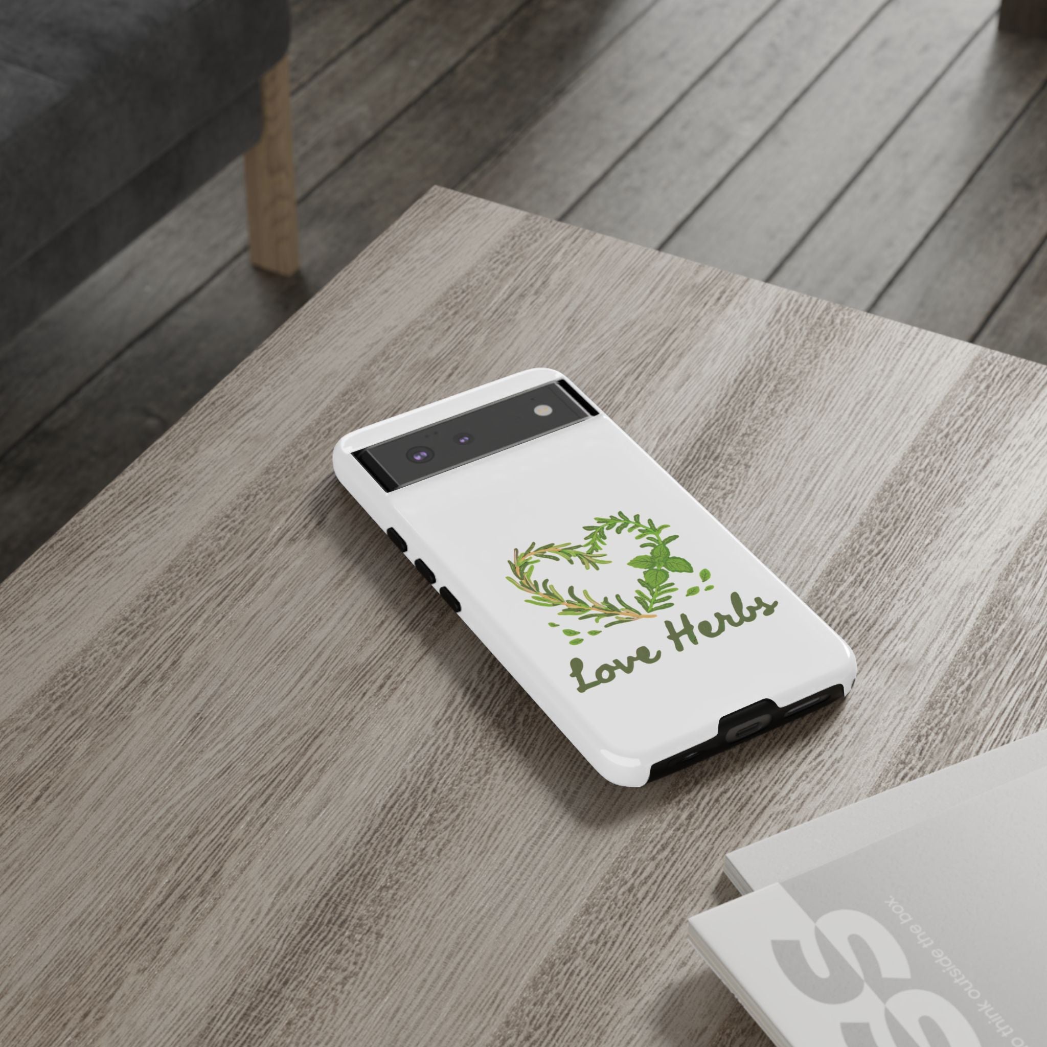 Herb Heart Phone Case - "Love Herbs" Botanical iPhone Cover
