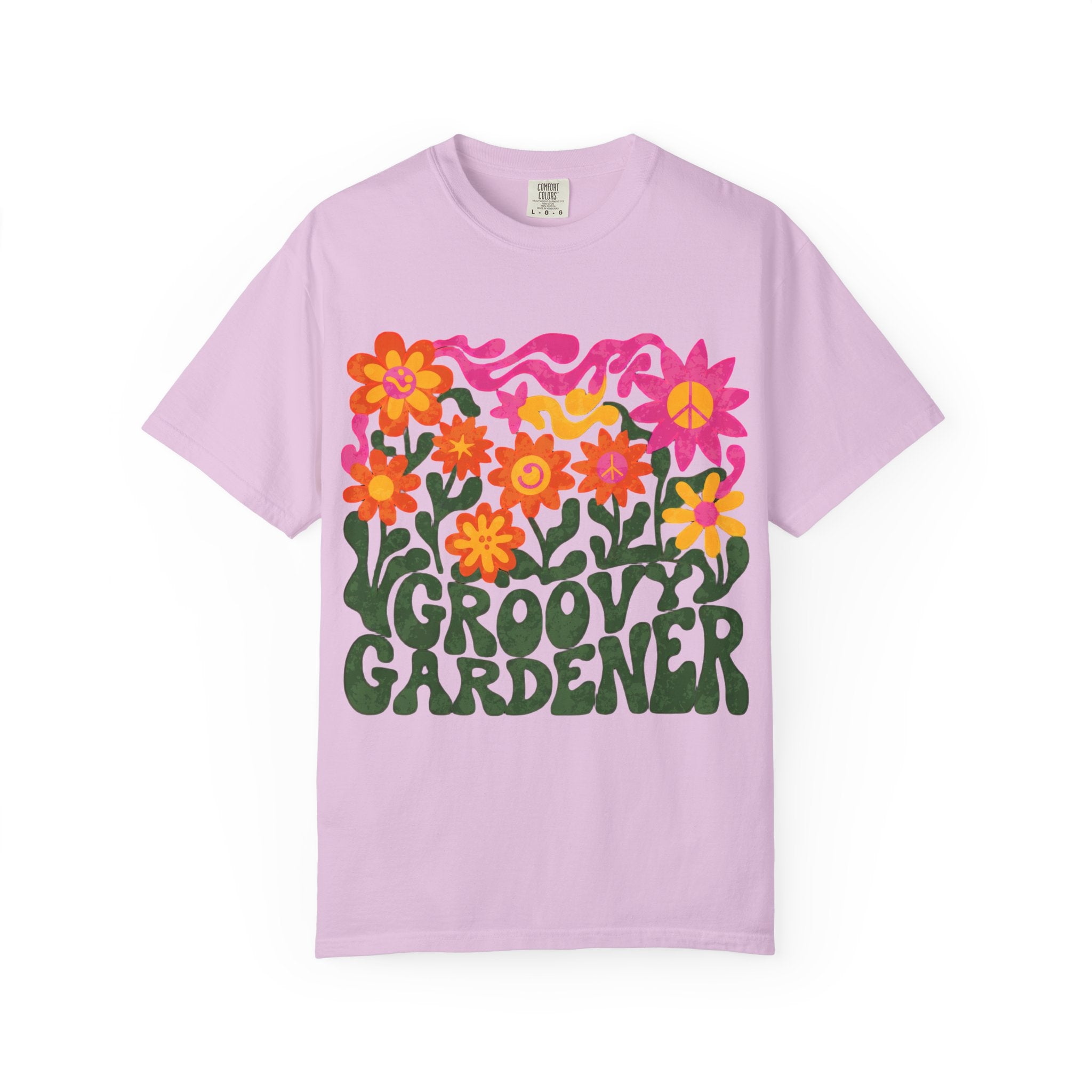 Groovy Gardener T-Shirt — Retro Flower Garden Graphic Tee