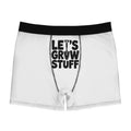 Let's Grow Stuff Boxer Briefs - Gardening Graphic Men's Underwear