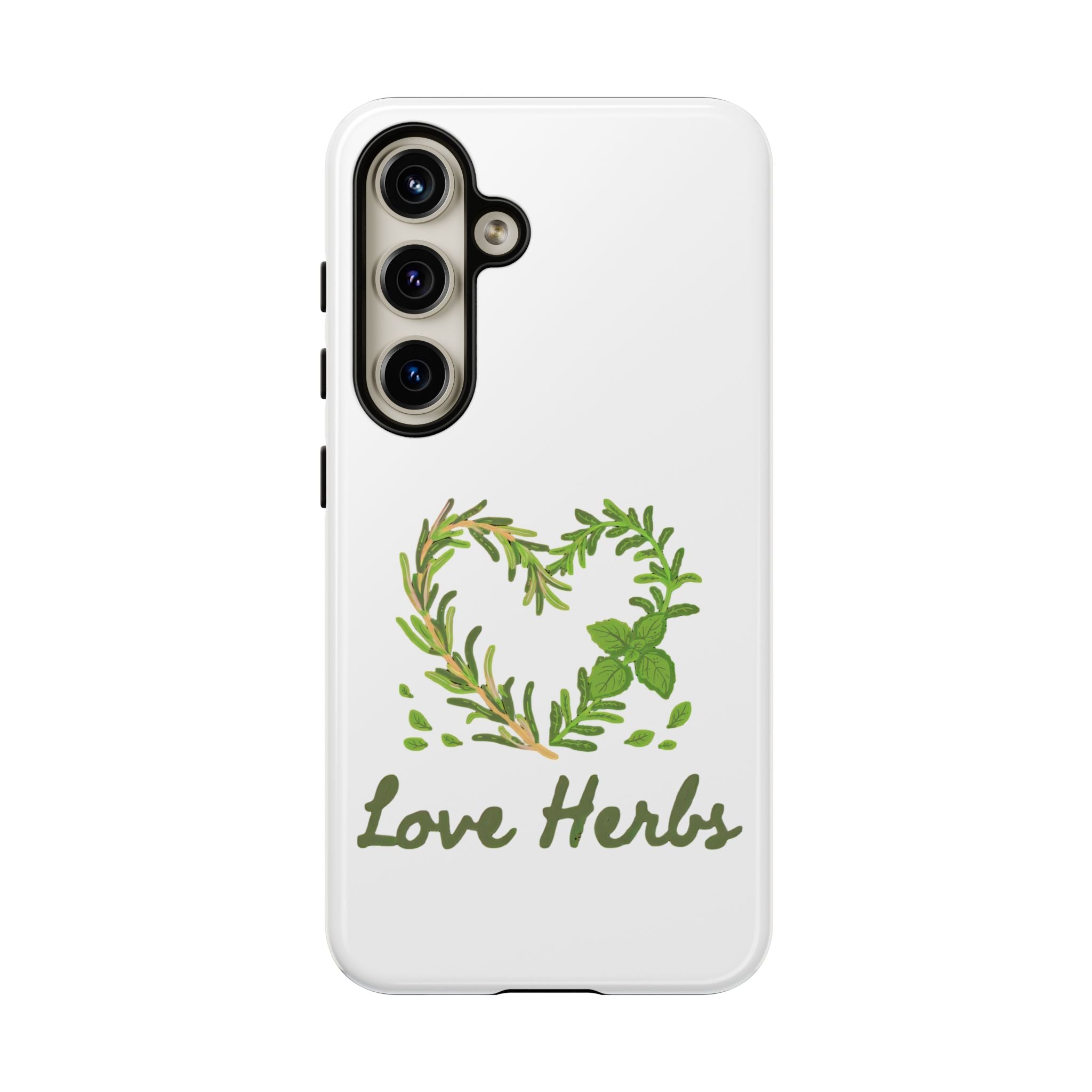 Herb Heart Phone Case - "Love Herbs" Botanical iPhone Cover