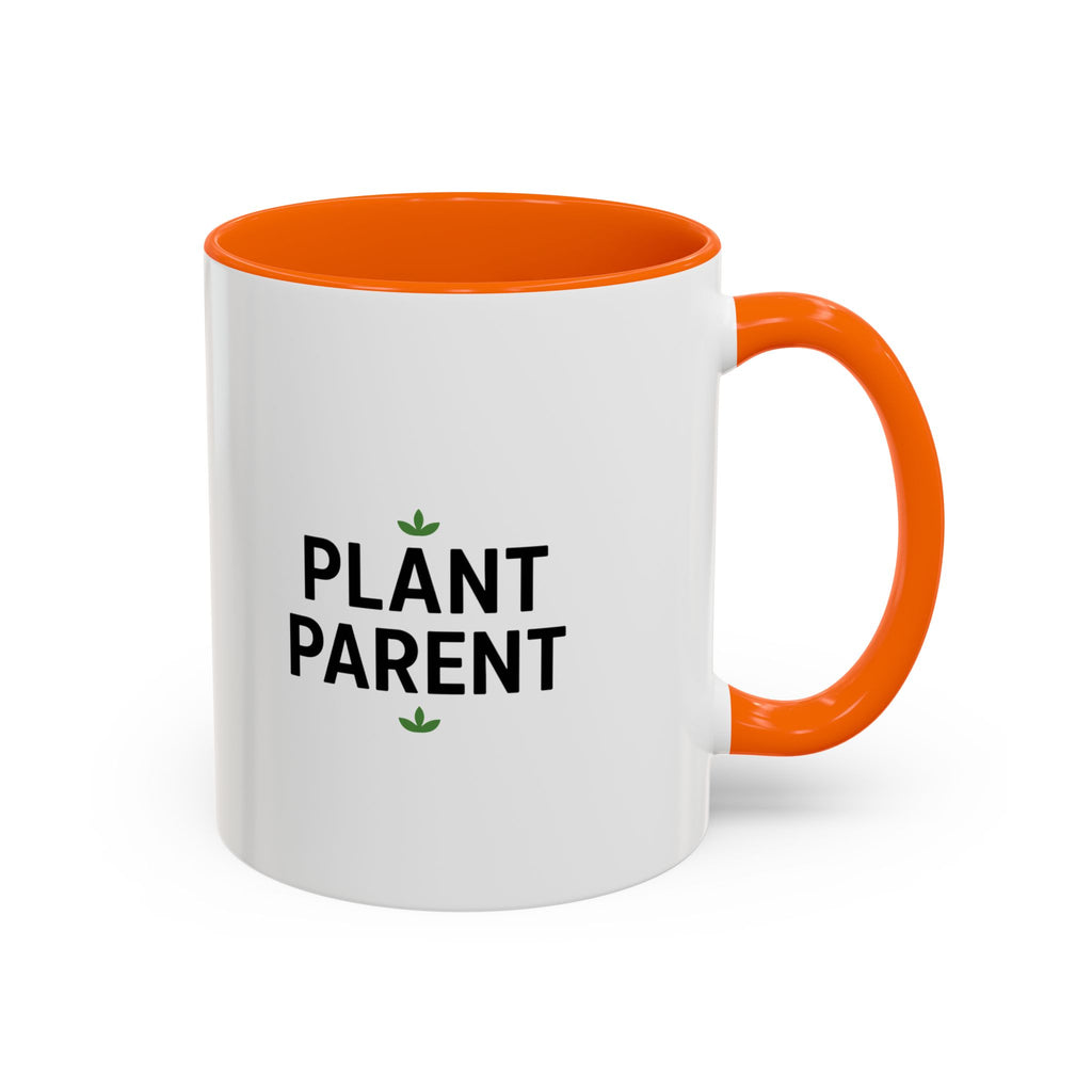 Plant Parent Accent Coffee Mug — Cute Green Houseplant Gift (11/15oz)