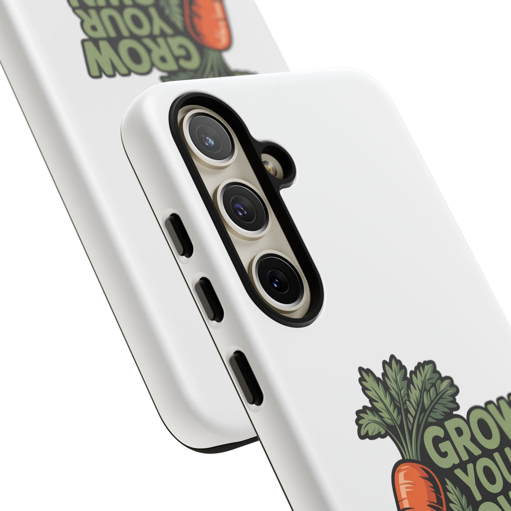 Grow Your Own Vegetables Phone Case — Gardening Carrot Potato Tomato Design