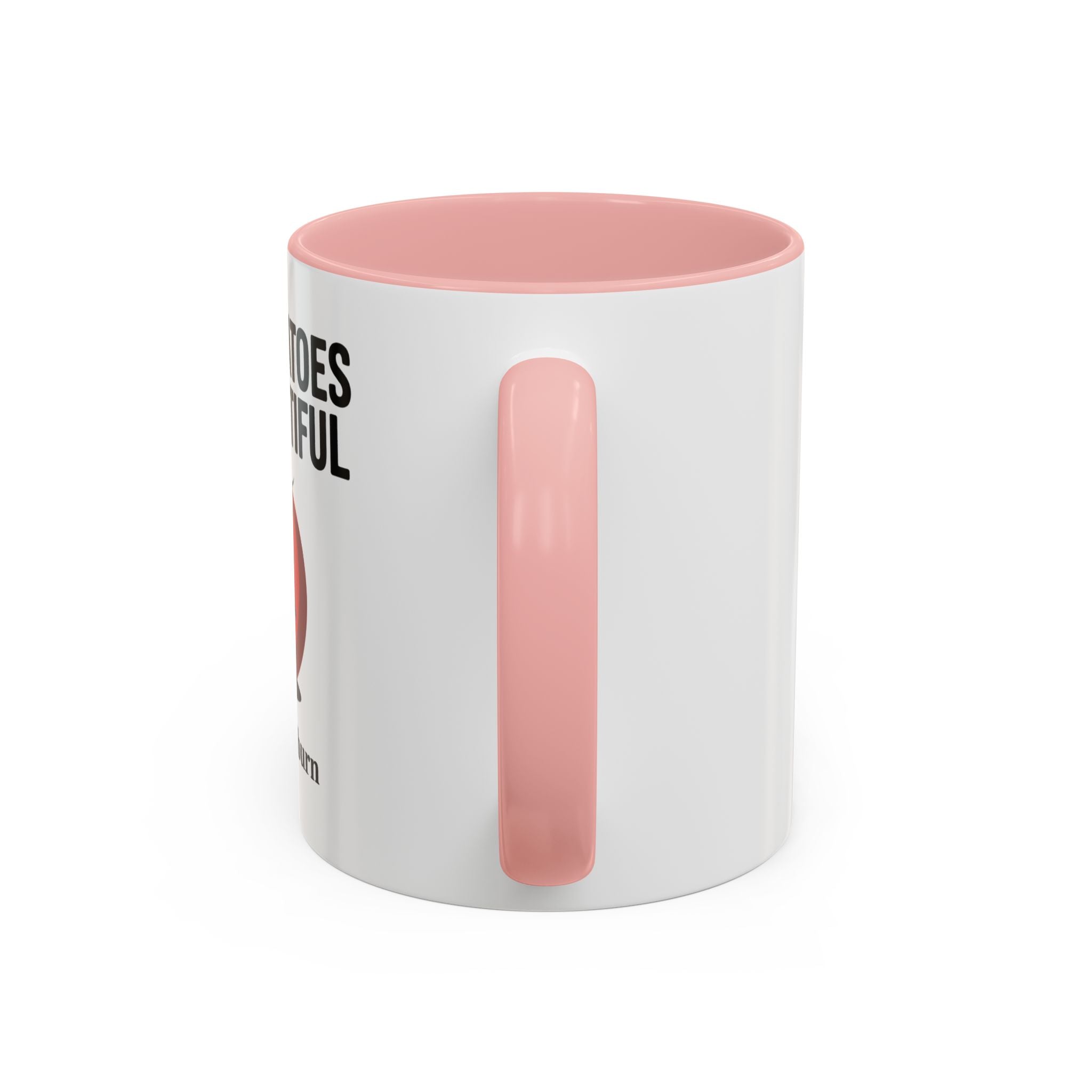Ripe Tomatoes Are Beautiful Coffee Mug — Audrey Hepburn Quote Accent Mug