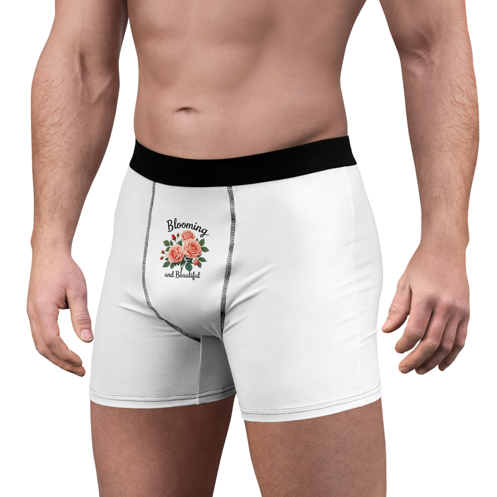 Blooming and Beautiful Boxer Briefs — Floral Men's Underwear