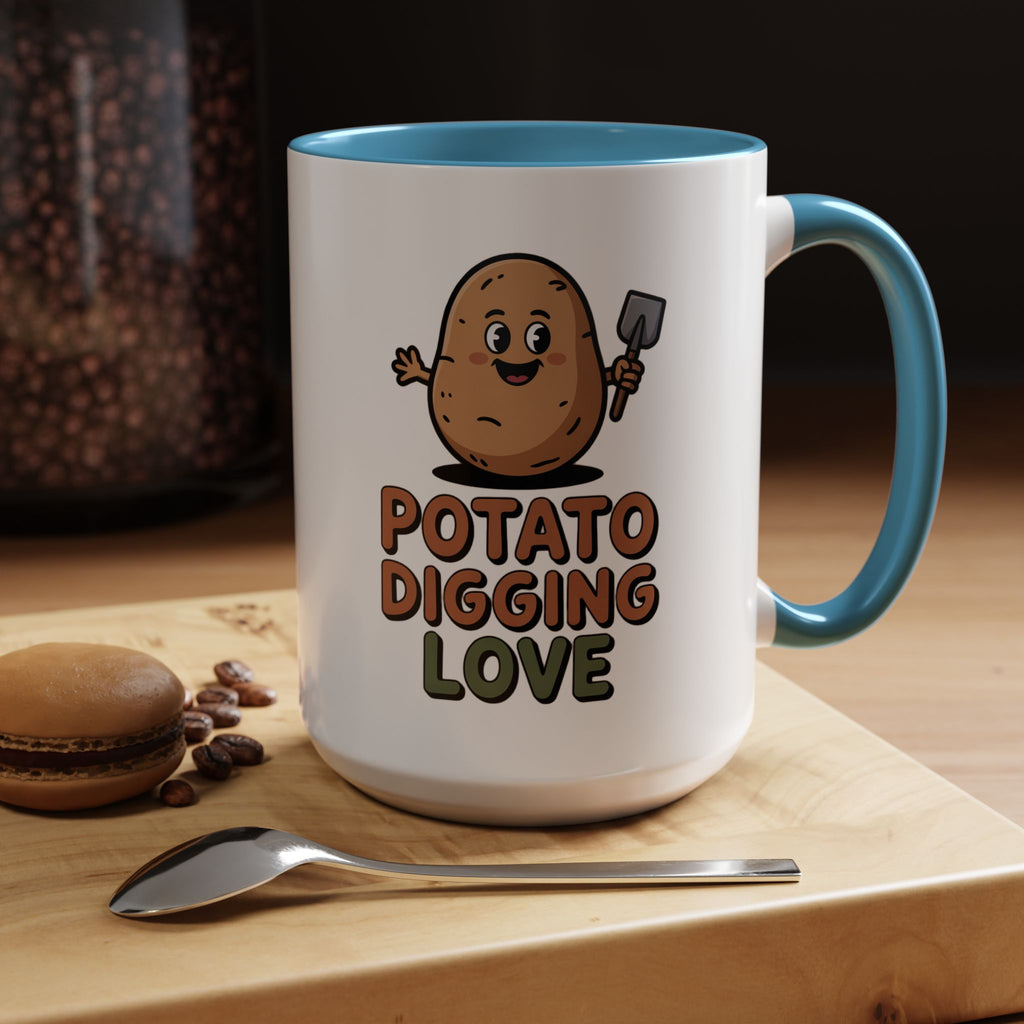 Potato Digging Love Coffee Mug — Cute Gardening Mug (11/15oz)