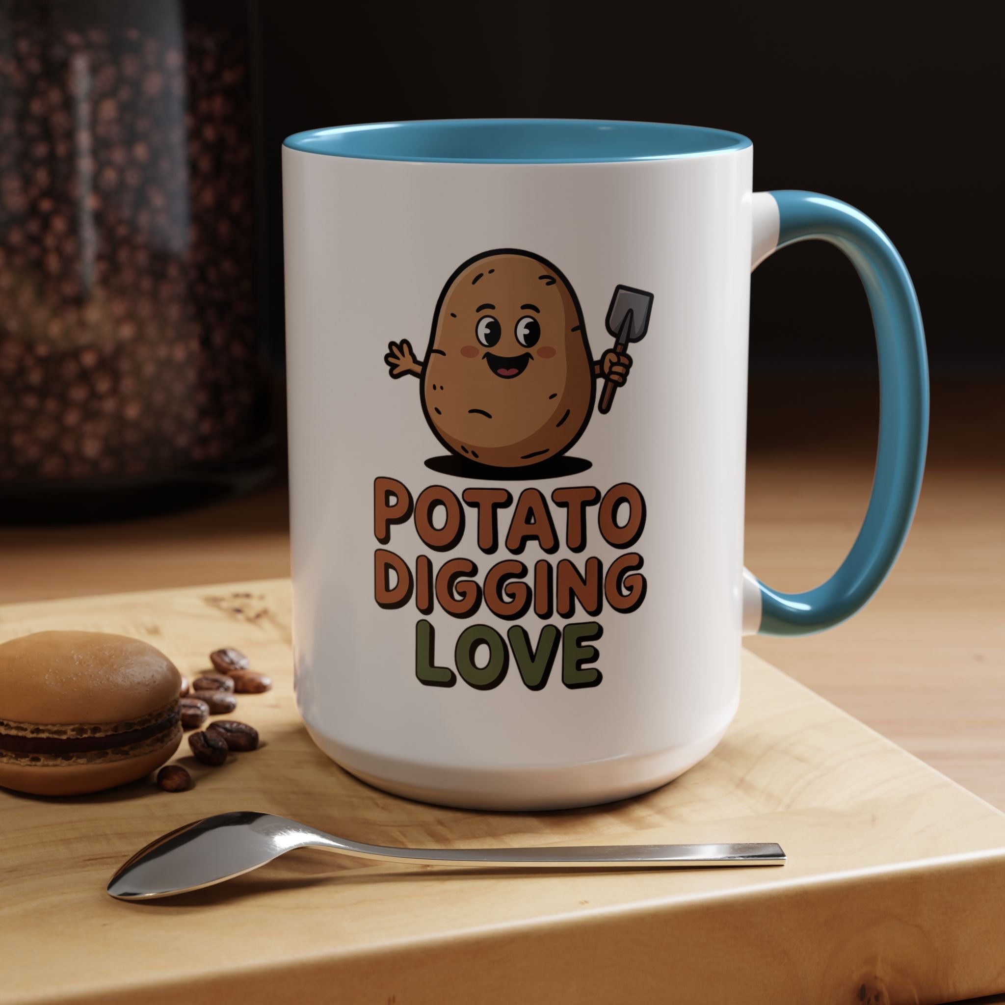 Potato Digging Love Coffee Mug — Cute Gardening Mug (11/15oz)