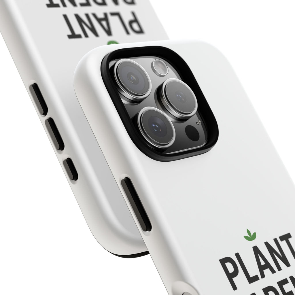 Plant Parent Tough Phone Case – Minimalist Plant Lover Protective Cover
