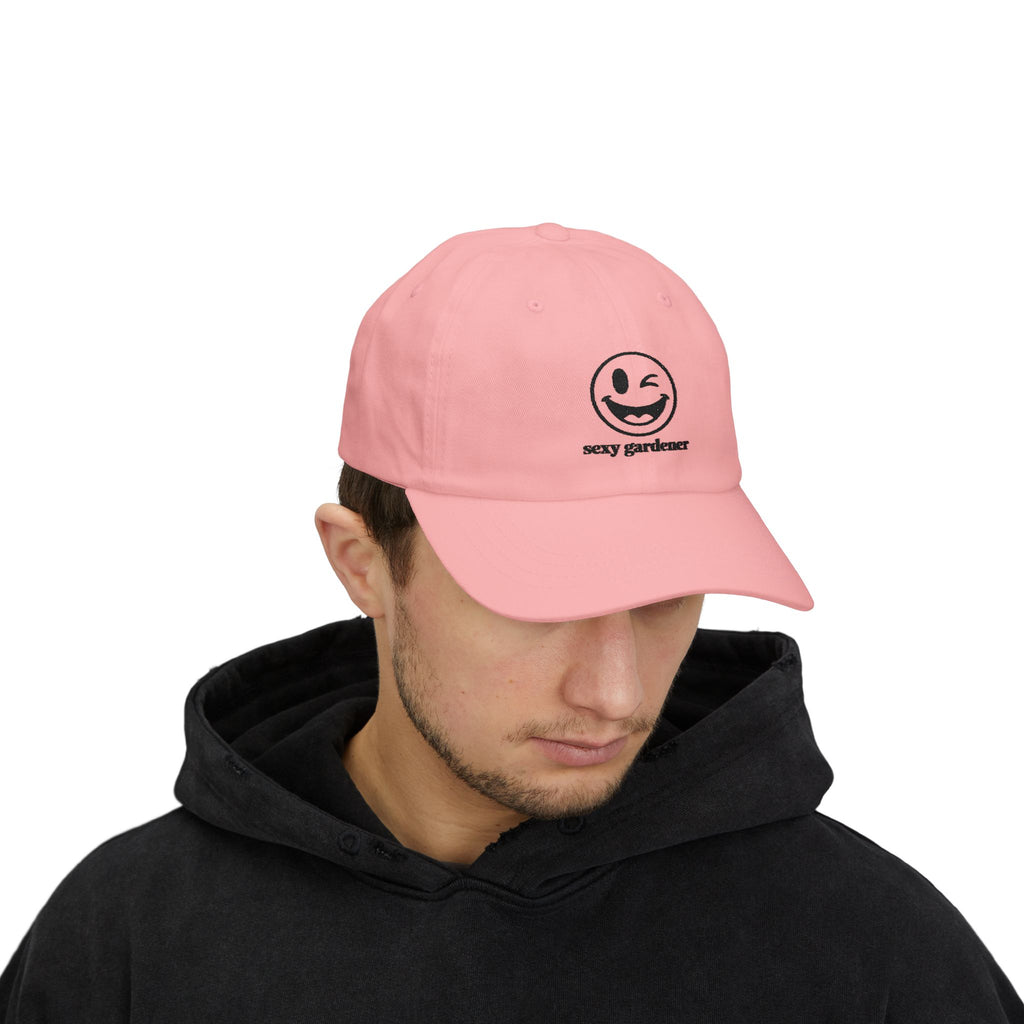Dad Cap — "Sexy Gardener" Winking Smile Embroidered Hat