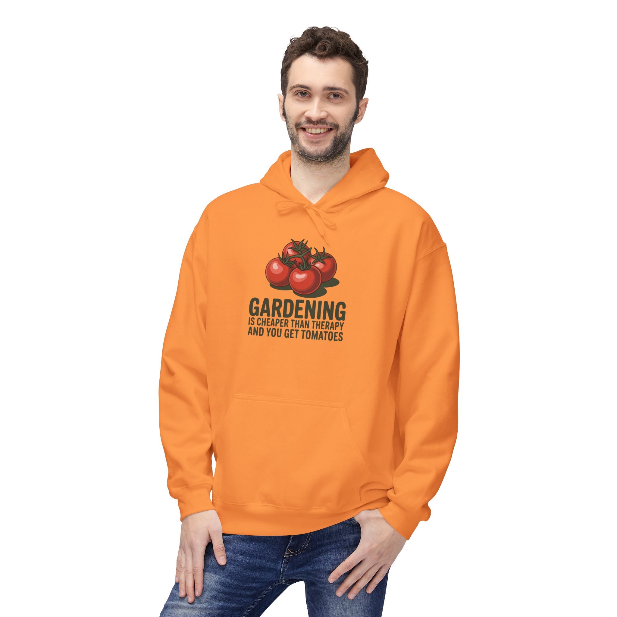 Gardening Is Cheaper Than Therapy Hoodie – Funny Tomato Gardeners Pullover