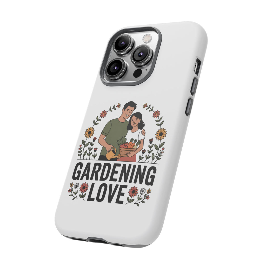 Gardening Love Phone Case — Floral Couple Protective Phone Cover
