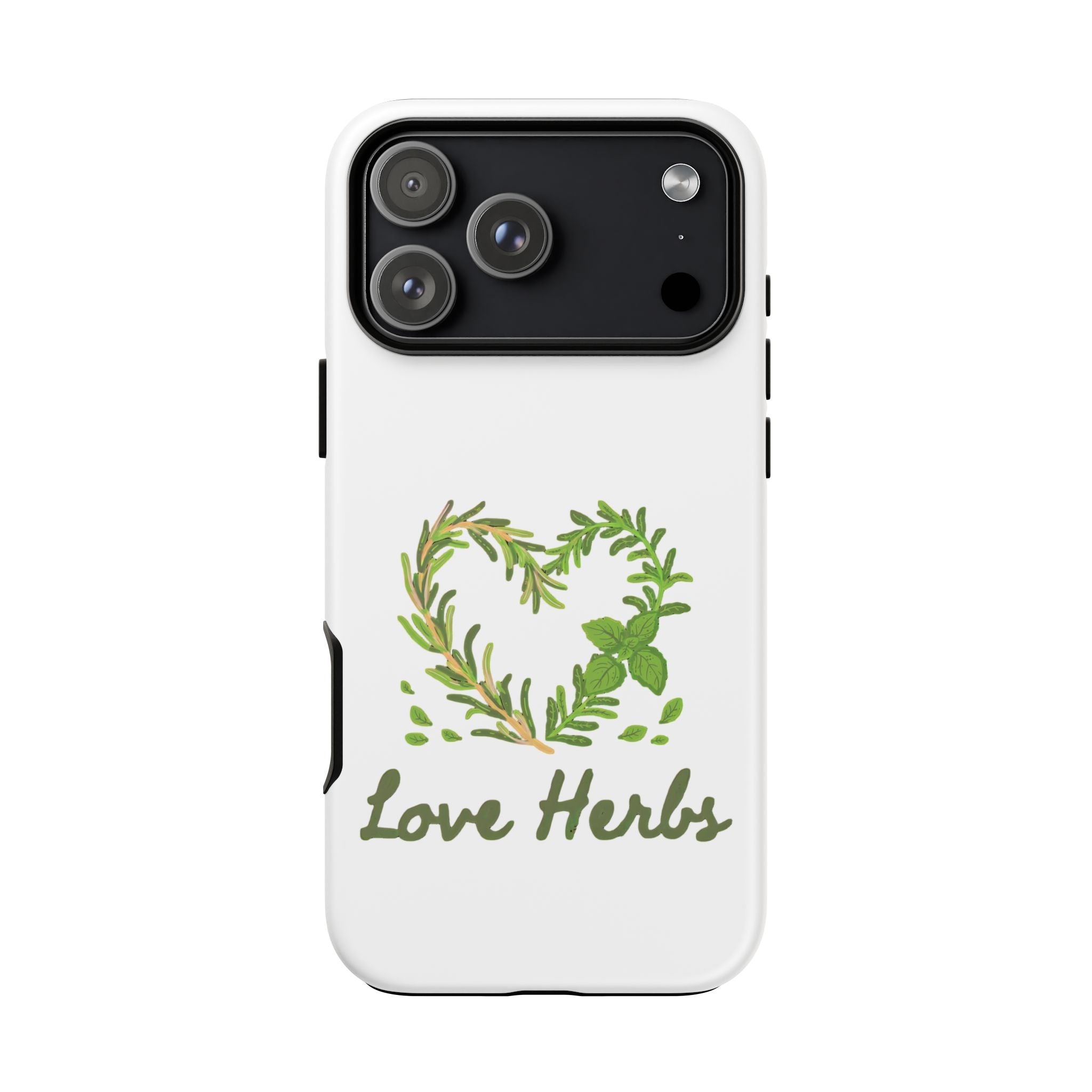 Herb Heart Phone Case - "Love Herbs" Botanical iPhone Cover