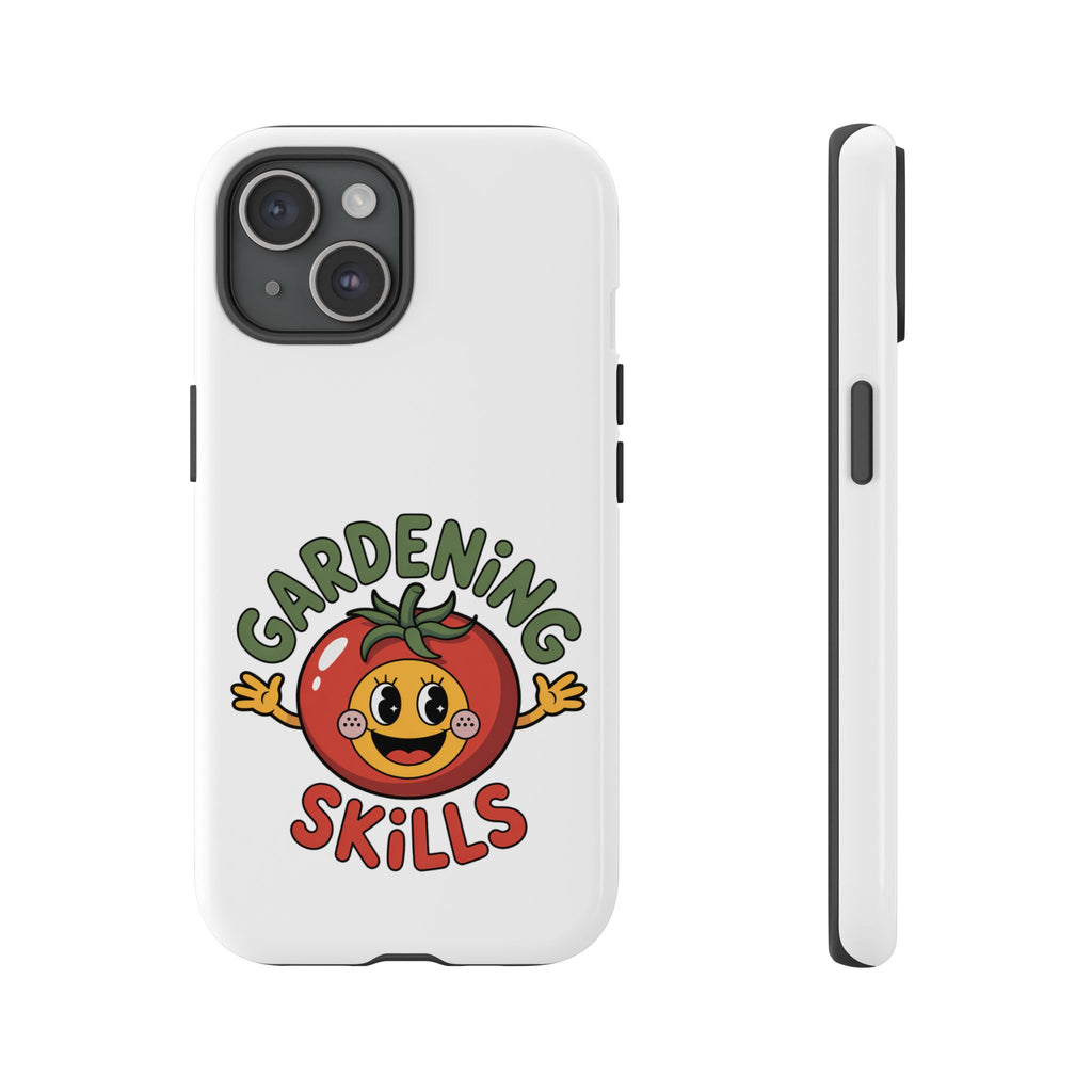 Gardening Skills Phone Case — Cute Tomato Plant Lover Protective Cover