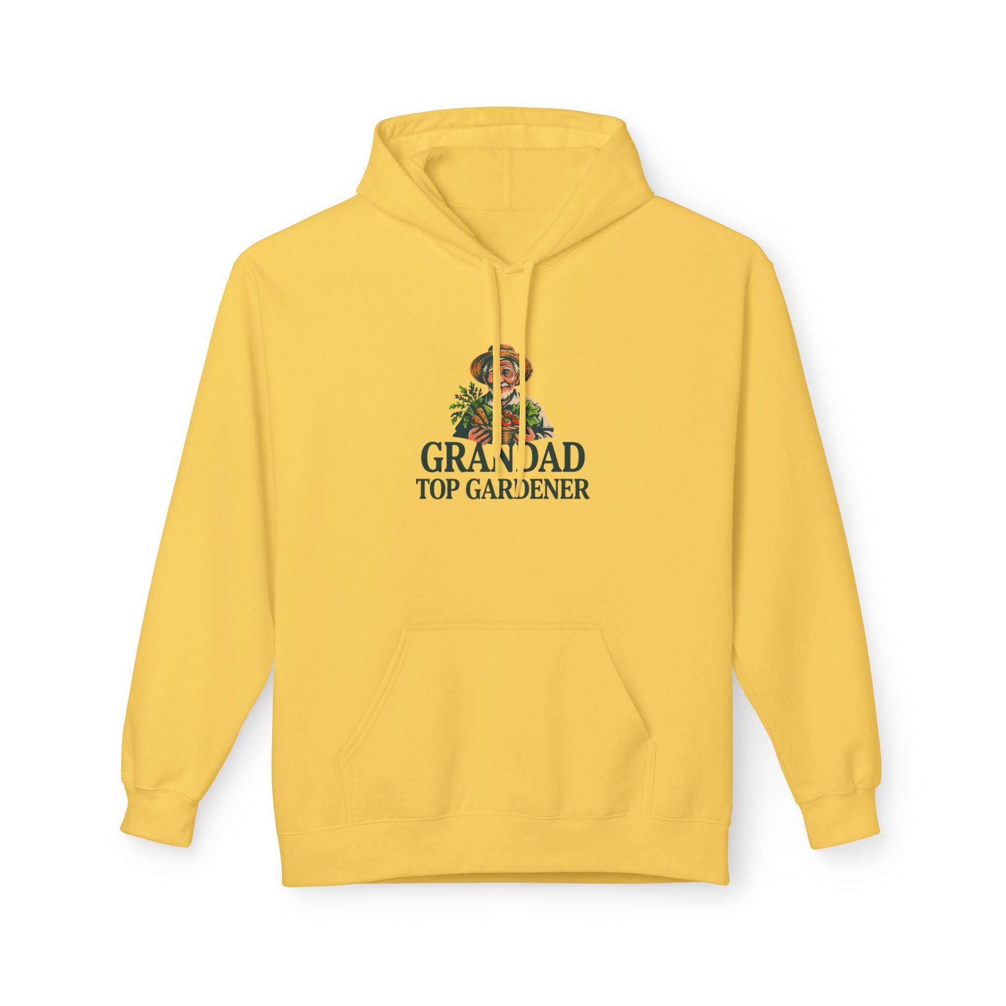Grandad Top Gardener Hoodie – Floral Gardening Gift for Grandpa