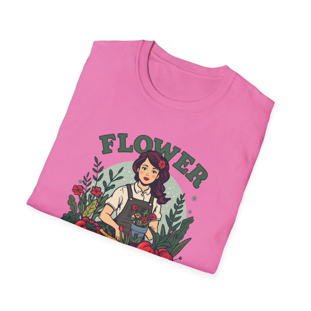 Flower Power T-Shirt — Retro Floral Graphic Tee