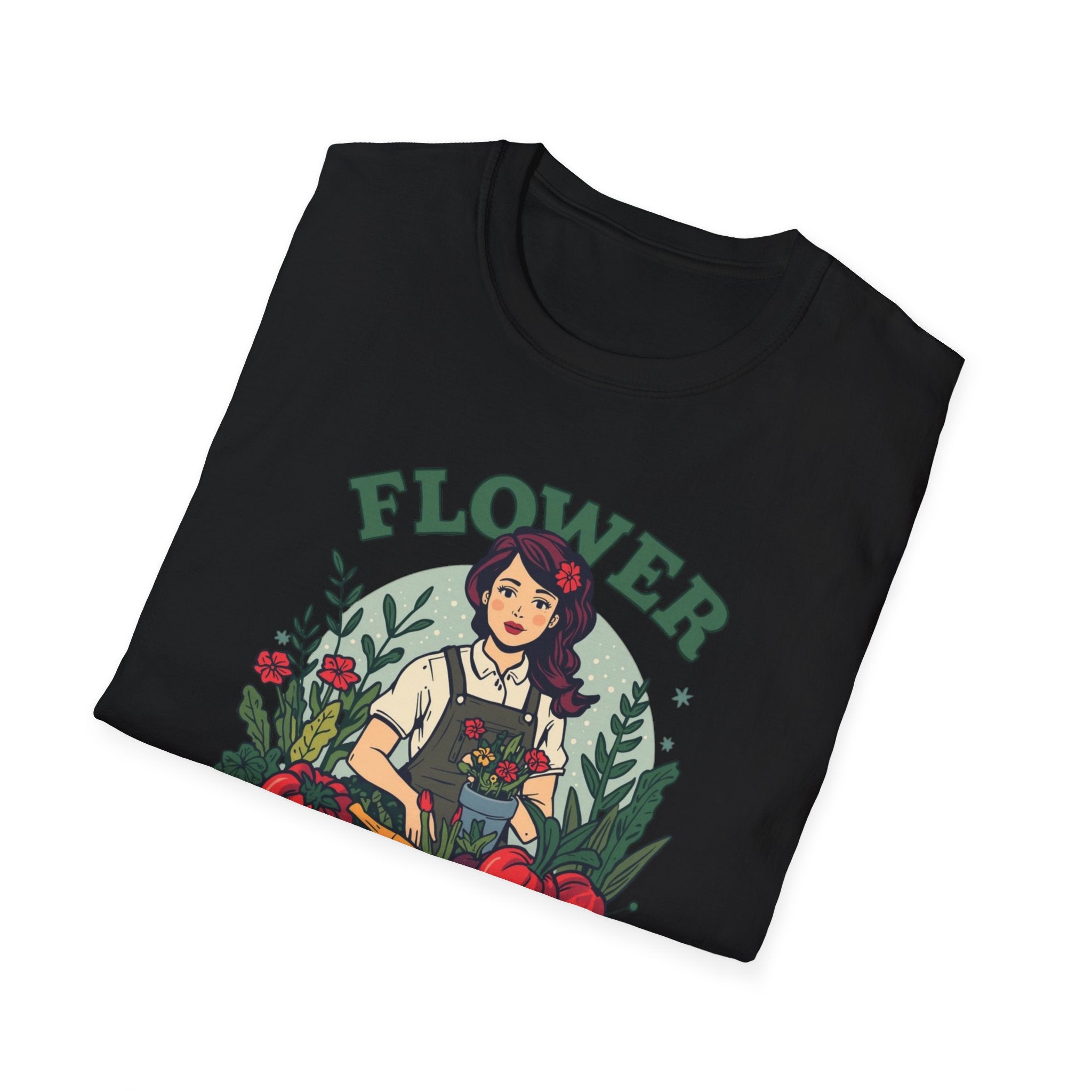 Flower Power T-Shirt — Retro Floral Graphic Tee
