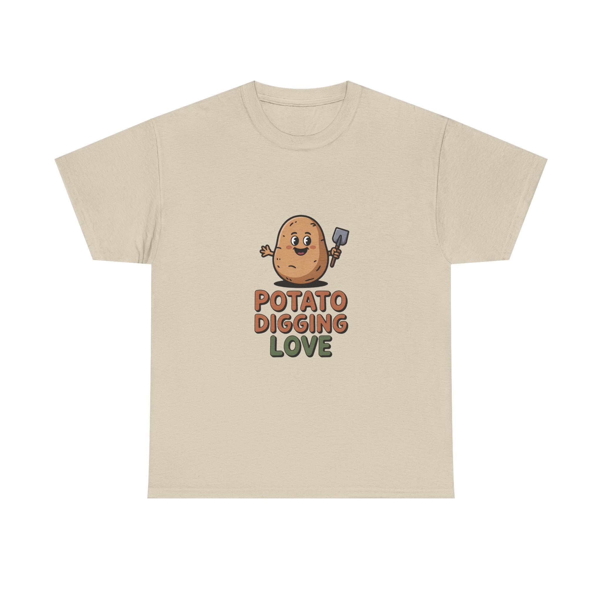 T-Shirt — "Potato Digging Love" Cute Gardening Veggie Tee