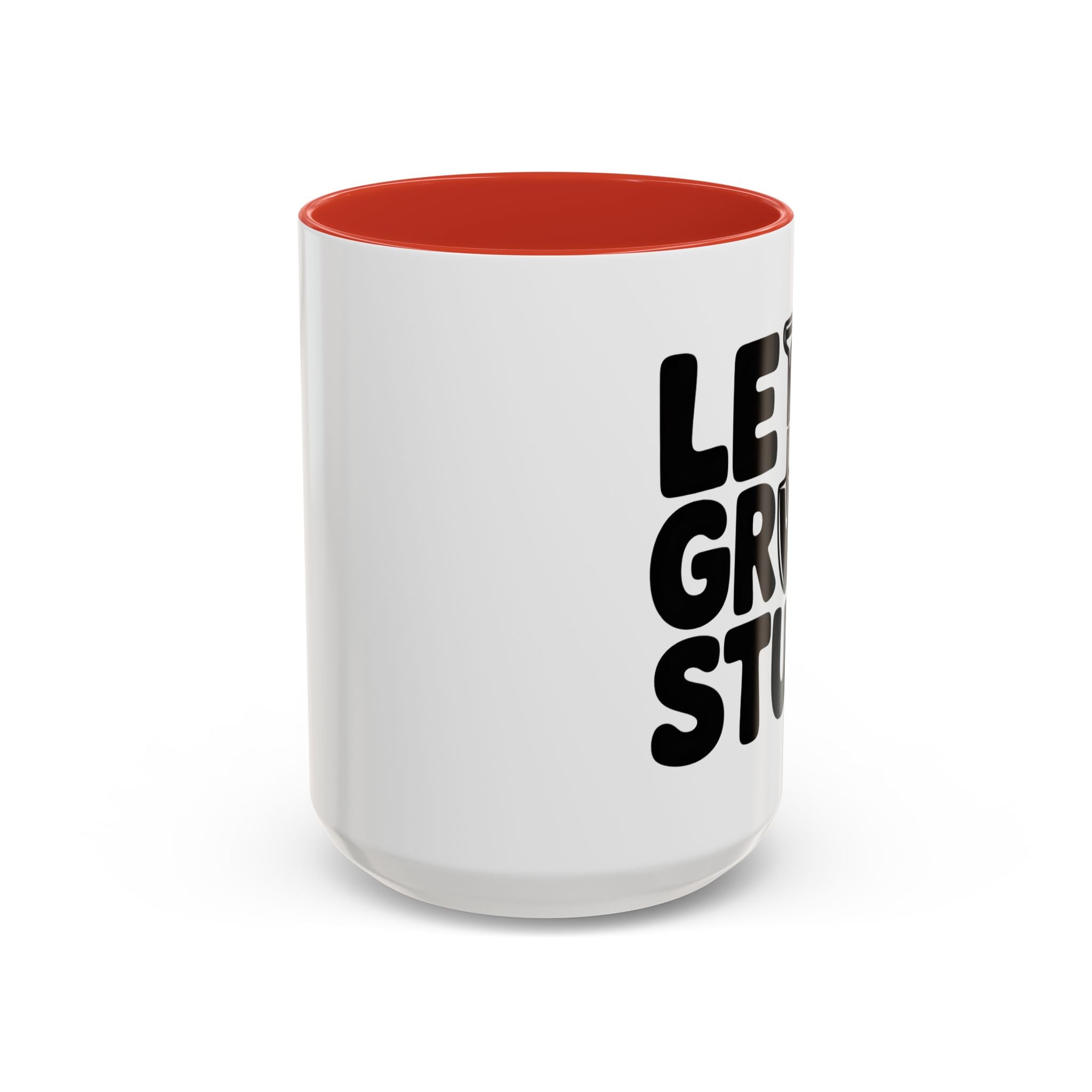 Let's Grow Stuff Coffee Mug — Gardening Mug with Shovel Graphic (11/15 oz)